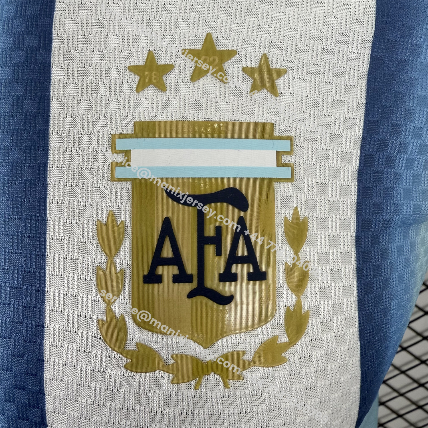 ManixJersey.com | Argentina 2026 Home Jersey Without Chest Patch - Player Version -Customize Name, Number and Patch | Worldwide Shipping