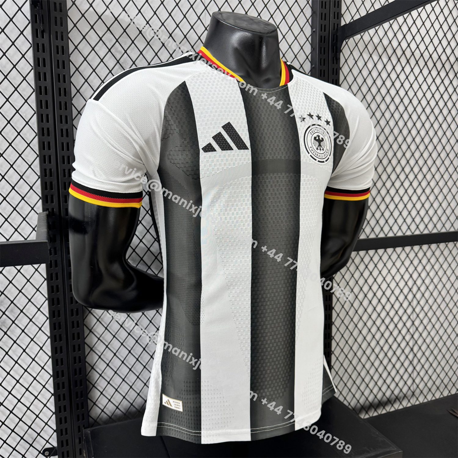 ManixJersey.com | Germany 2026 Black And White Special Jersey - Player Version -Customize Name, Number and Patch | Worldwide Shipping