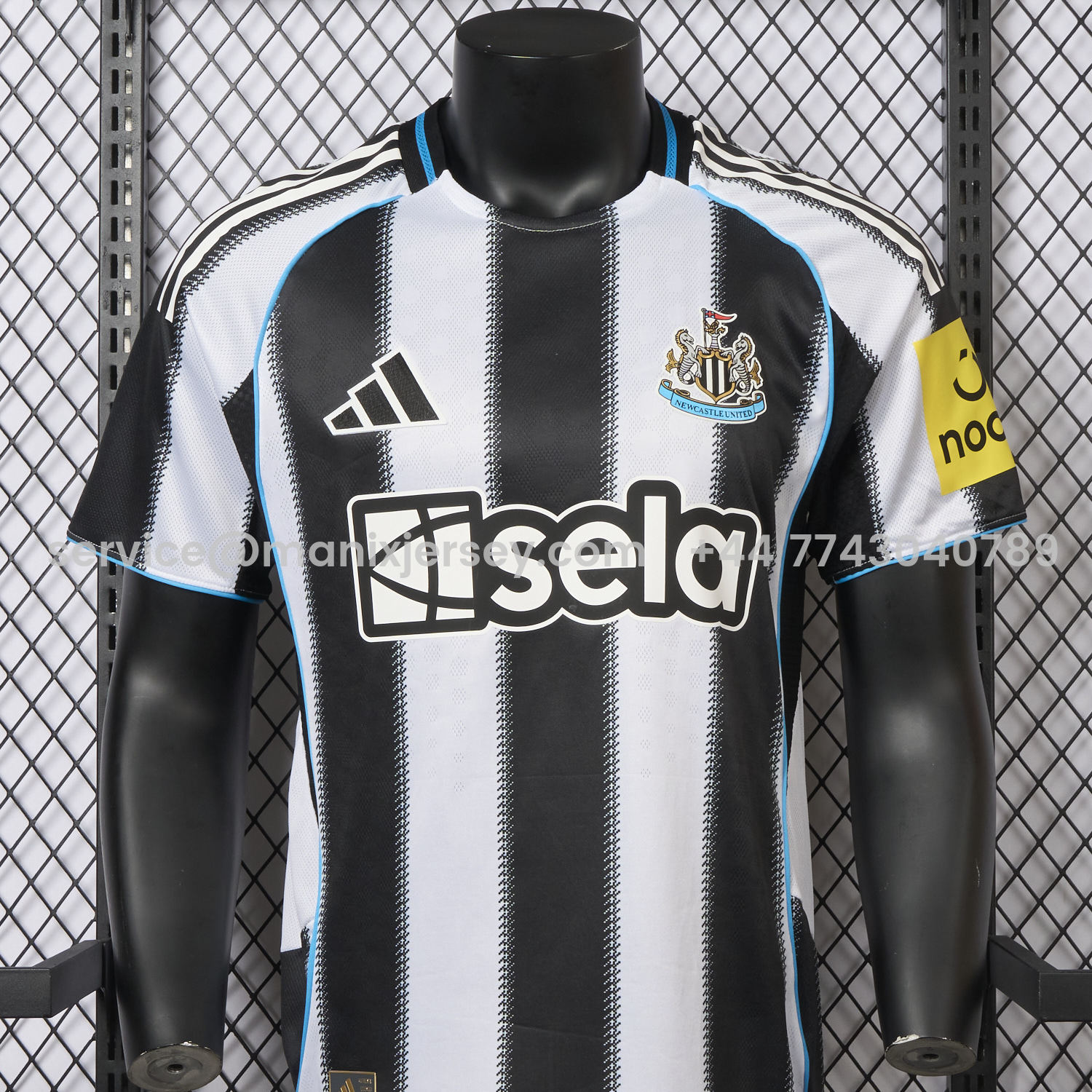 ManixJersey.com | Newcastle United 25-26 Home Jersey - Player Version -Customize Name, Number and Patch | Worldwide Shipping