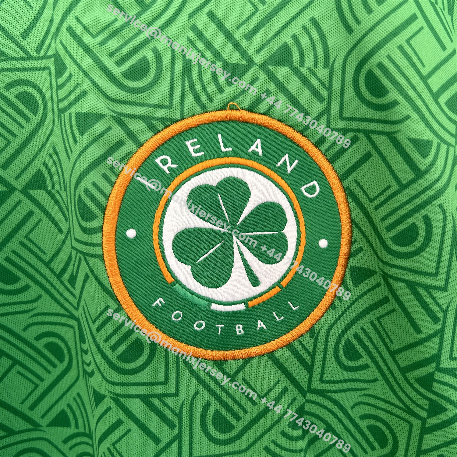 ManixJersey.com | Ireland 2024 Home Jersey - Fans Version -Customize Name, Number and Patch | Worldwide Shipping