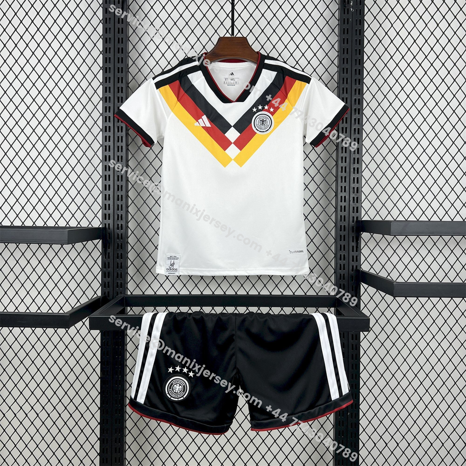 ManixJersey.com | Germany 2026 Home Kids Kit - Fans Version -Customize Name, Number and Patch | Worldwide Shipping