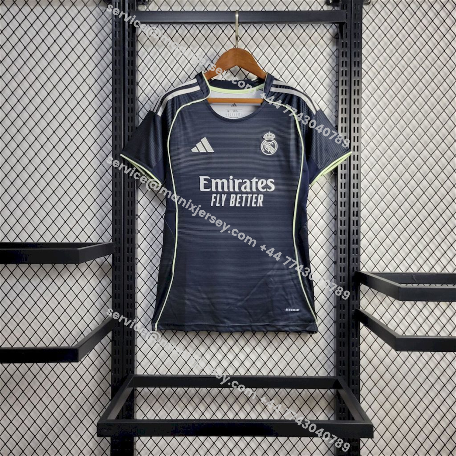 ManixJersey.com | Women's Real Madrid 25-26 Away Jersey -Customize Name, Number and Patch | Worldwide Shipping