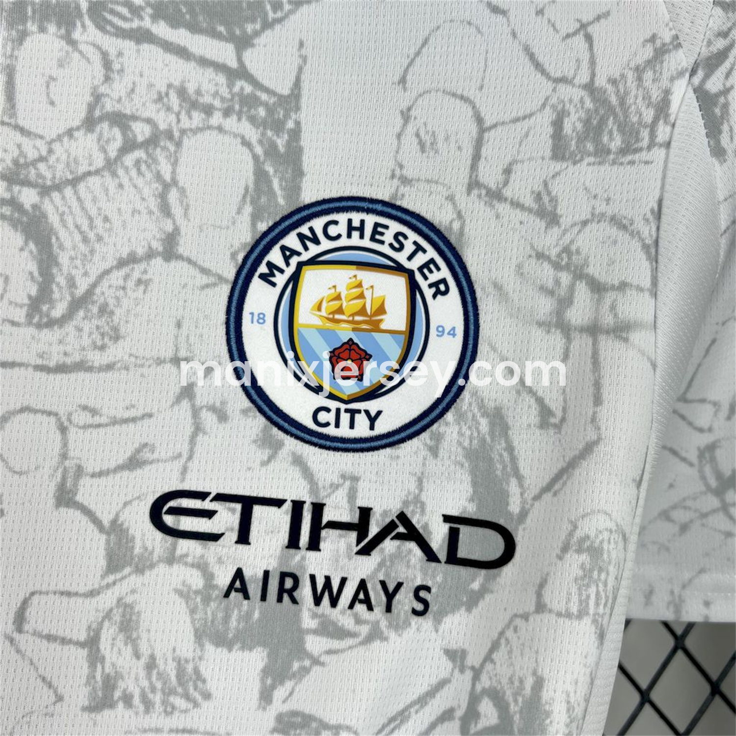 ManixJersey.com | Manchester City 25-26 Away Jersey - Fans Version -Customize Name, Number and Patch | Worldwide Shipping