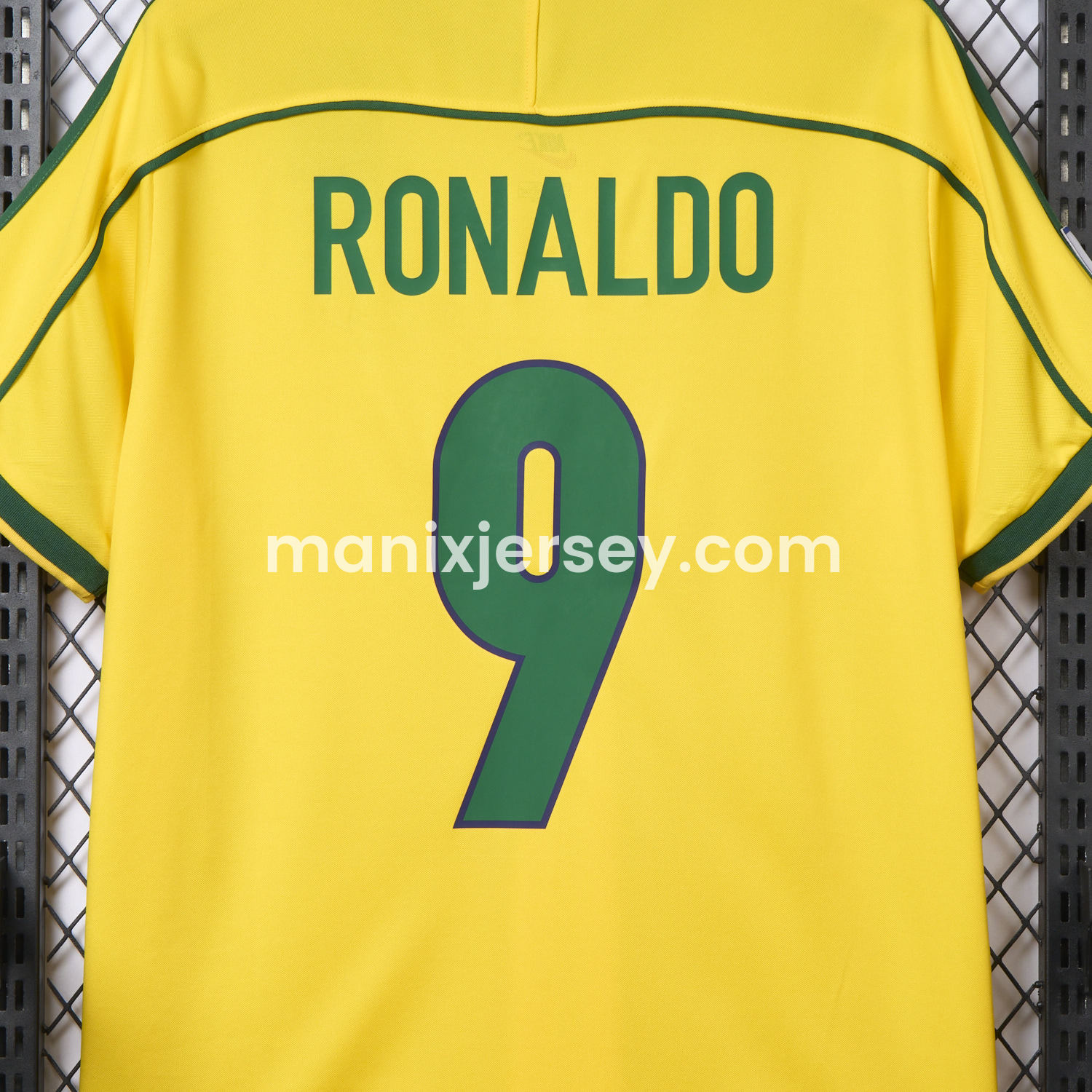 ManixJersey.com | Retro Brazil 1998 Home Jersey -Customize Name, Number and Patch | Worldwide Shipping