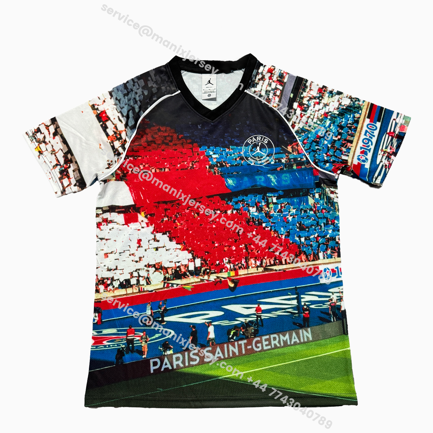 ManixJersey.com | Paris Saint-Germain PSG 25-26 Colorful Training Jersey - Fans Version -Customize Name, Number and Patch | Worldwide Shipping