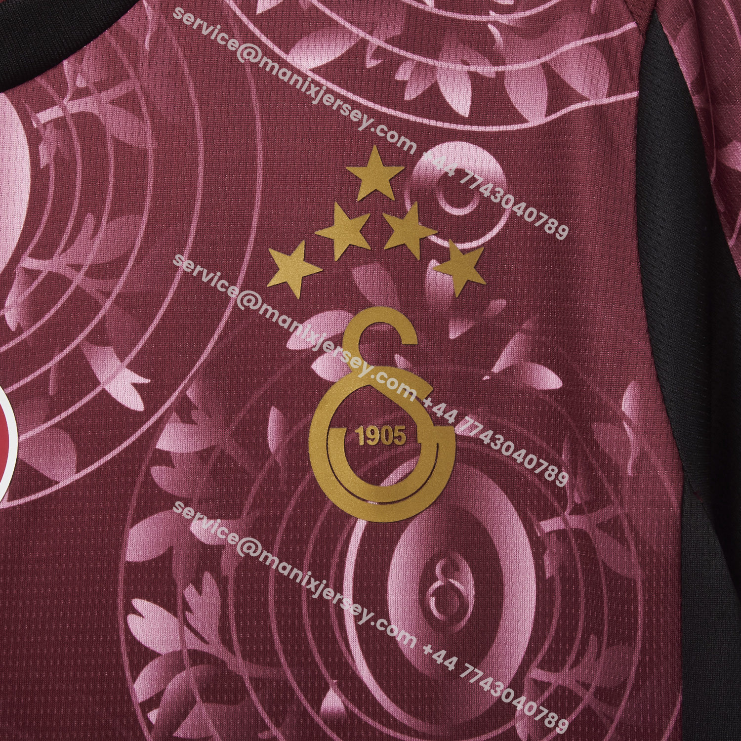 ManixJersey.com | Galatasaray 25-26 Third Long Sleeves Jersey with Five Stars - Fans Version -Customize Name, Number and Patch | Worldwide Shipping