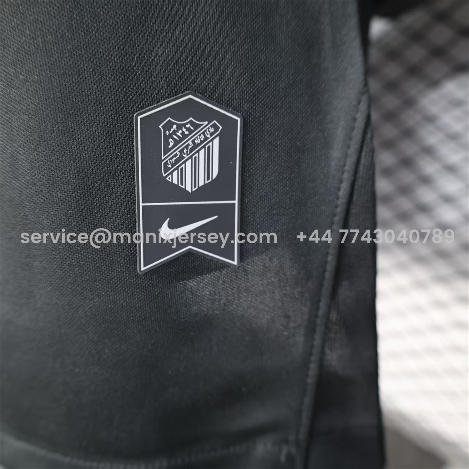 ManixJersey.com | Al Ittihad Jeddah United 25-26 Silver 1927 Anniversary Black Jersey - Player Version -Customize Name, Number and Patch | Worldwide Shipping