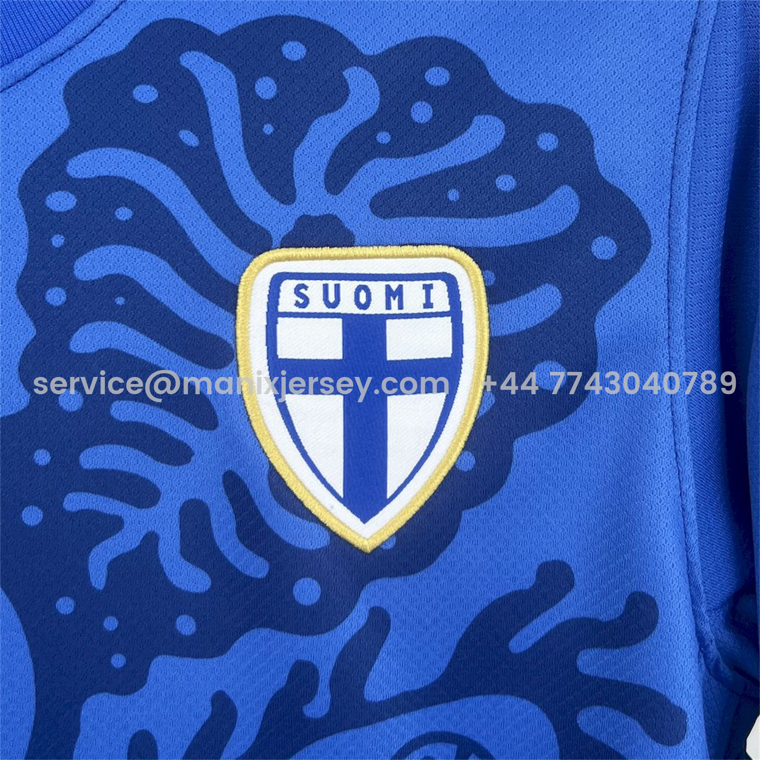 ManixJersey.com | Finland 25-26 Away Jersey - Fans Version -Customize Name, Number and Patch | Worldwide Shipping