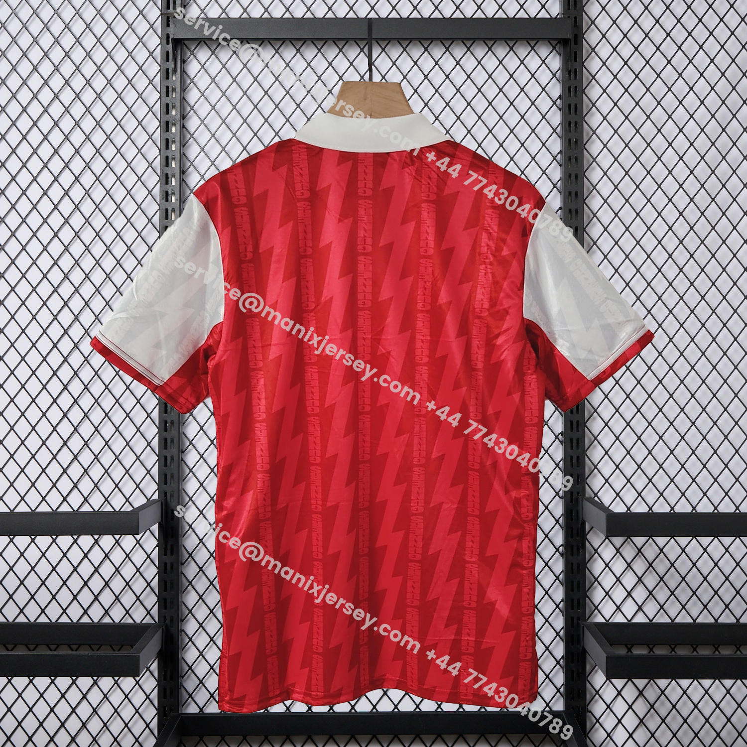 ManixJersey.com | Retro Arsenal 95-96 Home Jersey -Customize Name, Number and Patch | Worldwide Shipping