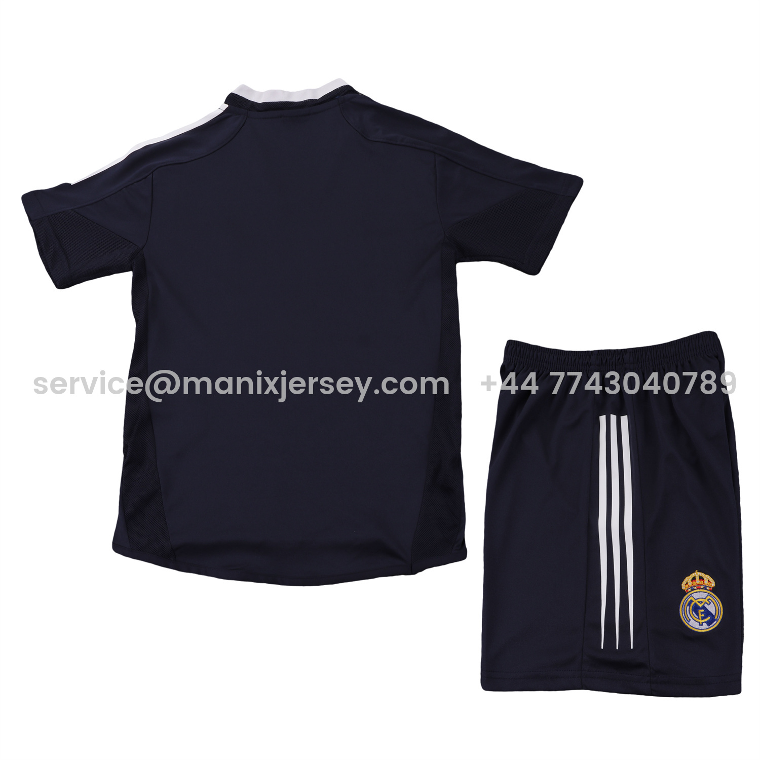 ManixJersey.com | Retro Real Madrid 04-05 Away Kids Kit -Customize Name, Number and Patch | Worldwide Shipping