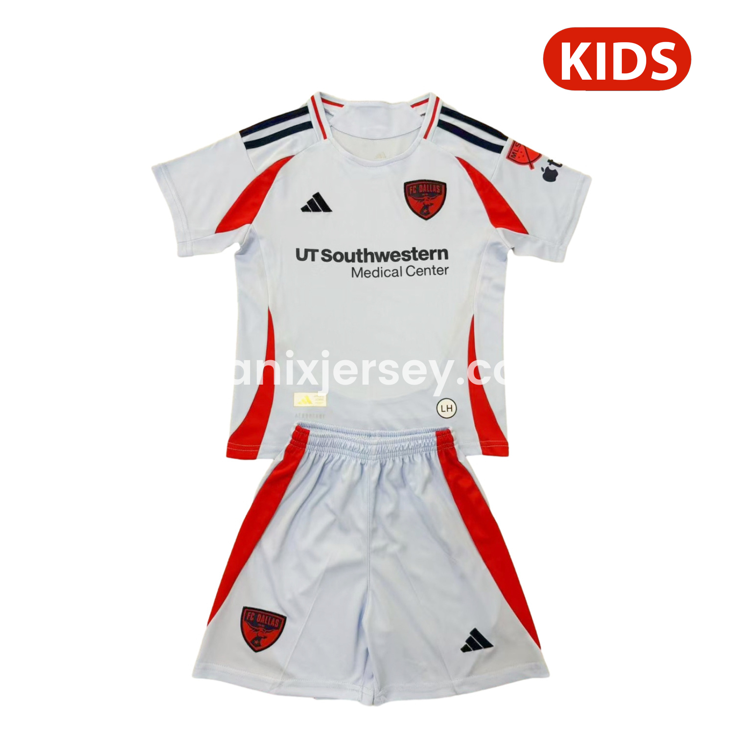 ManixJersey.com | Dallas 25-26 Away Kids Kit -Customize Name, Number and Patch | Worldwide Shipping