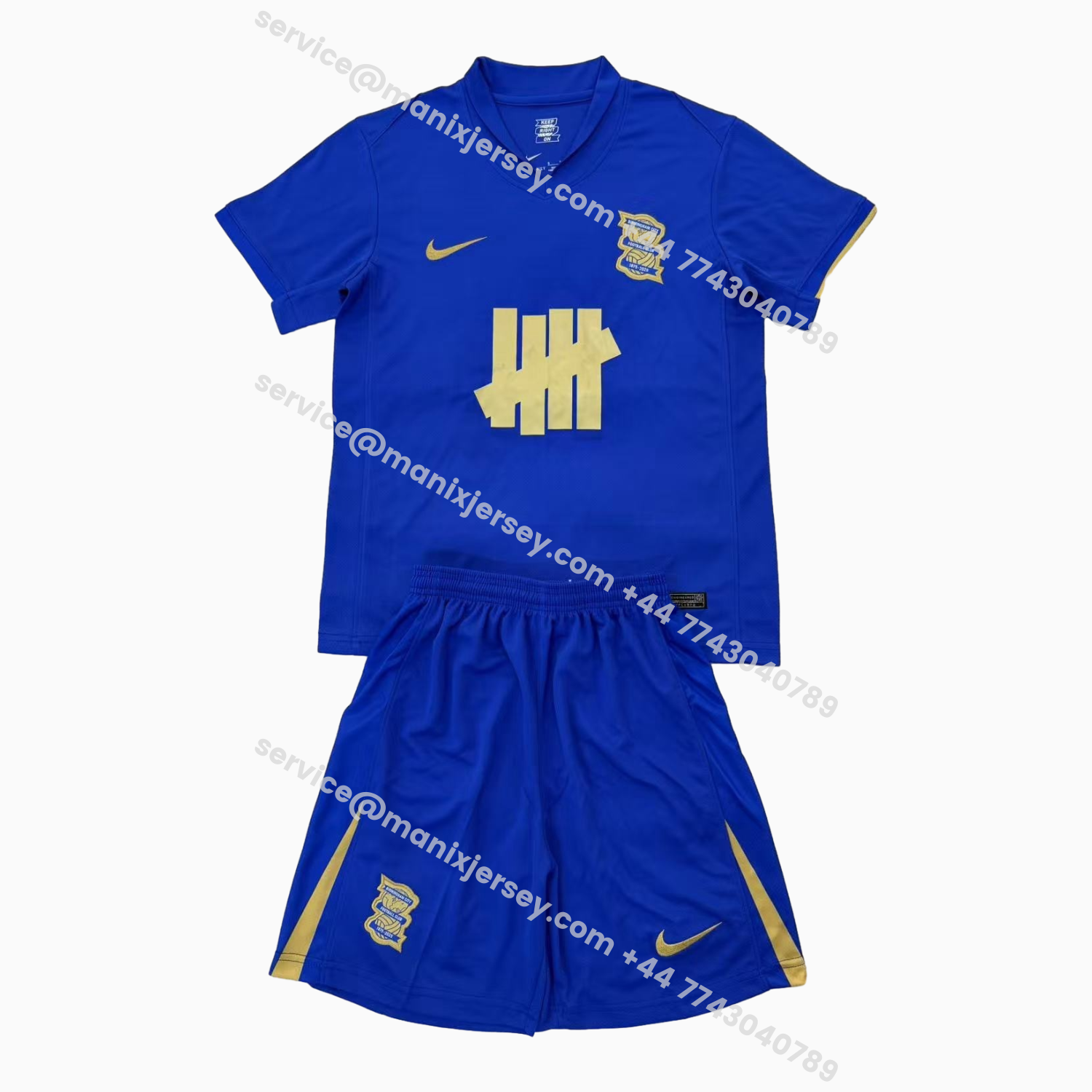 ManixJersey.com | Birmingham City 25-26 Home Men's Adult Jersey Set - Fans Version -Customize Name, Number and Patch | Worldwide Shipping