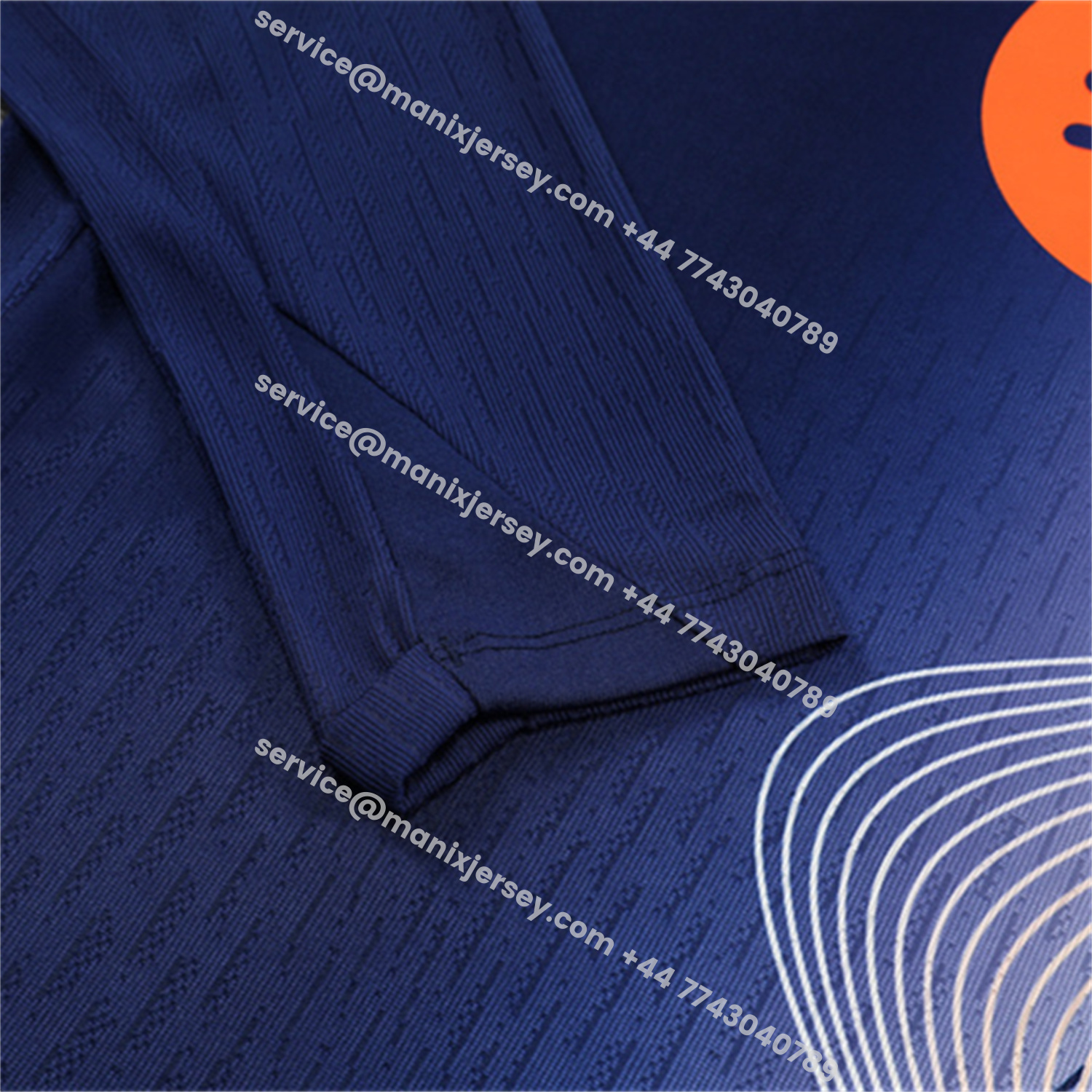 ManixJersey.com | Barcelona 25-26 Long Sleeve Training Set - Red Blue Line Top & Blue Pants -Customize Name, Number and Patch | Worldwide Shipping