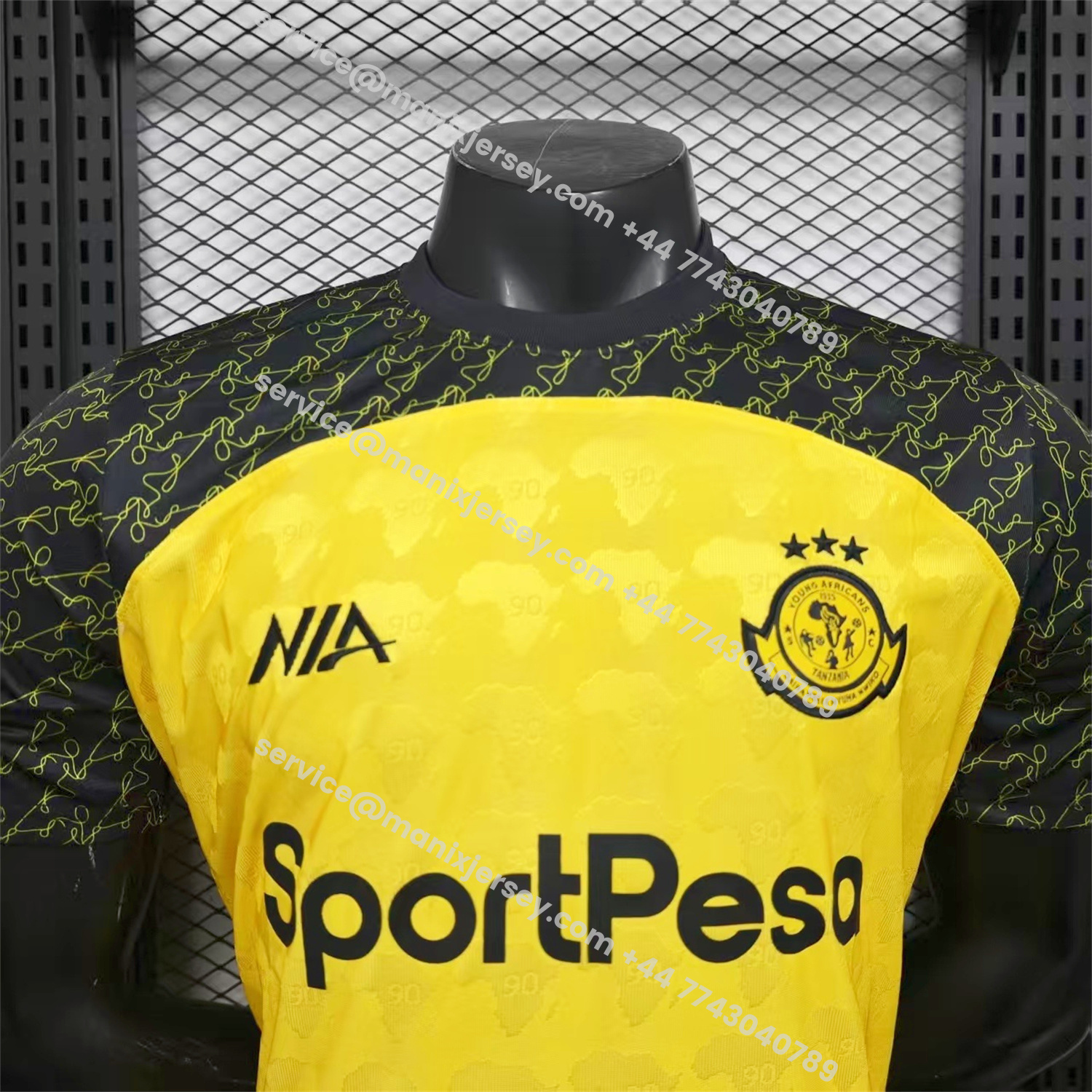 ManixJersey.com | Young Africans SC 25-26 Away Jersey - Player Version -Customize Name, Number and Patch | Worldwide Shipping