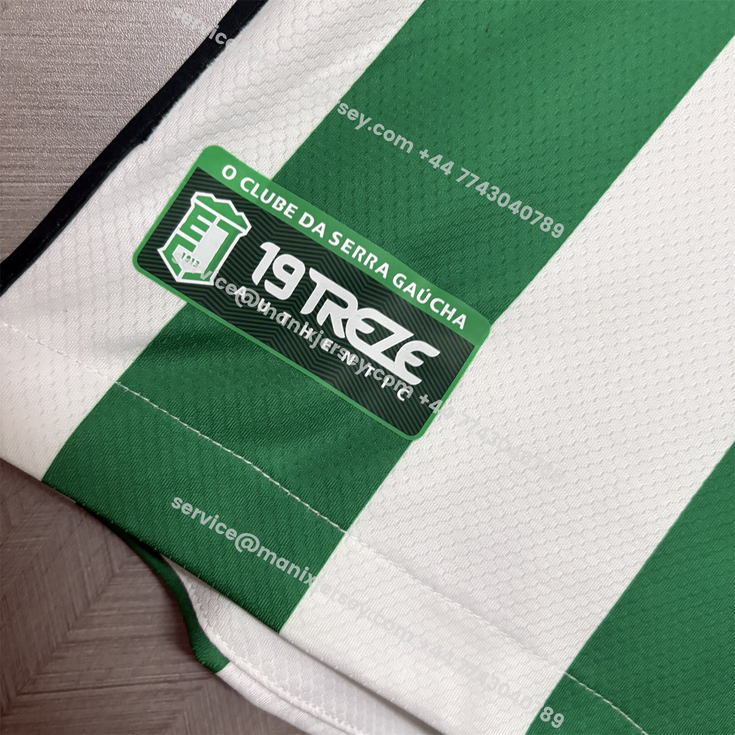 ManixJersey.com | EC Juventude 25-26 Home Unsponsored Green And White Jersey - Fans Version -Customize Name, Number and Patch | Worldwide Shipping