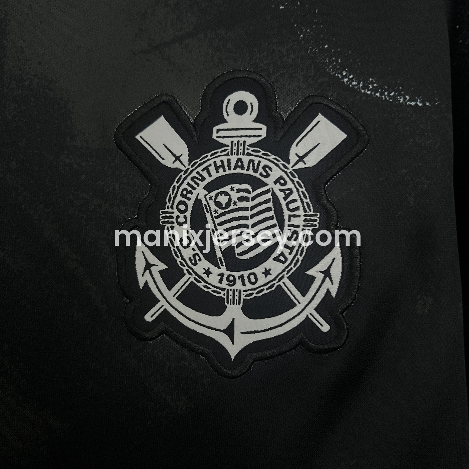 ManixJersey.com | Corinthians 2025-26 Black Training Jersey - Fans Version -Customize Name, Number and Patch | Worldwide Shipping