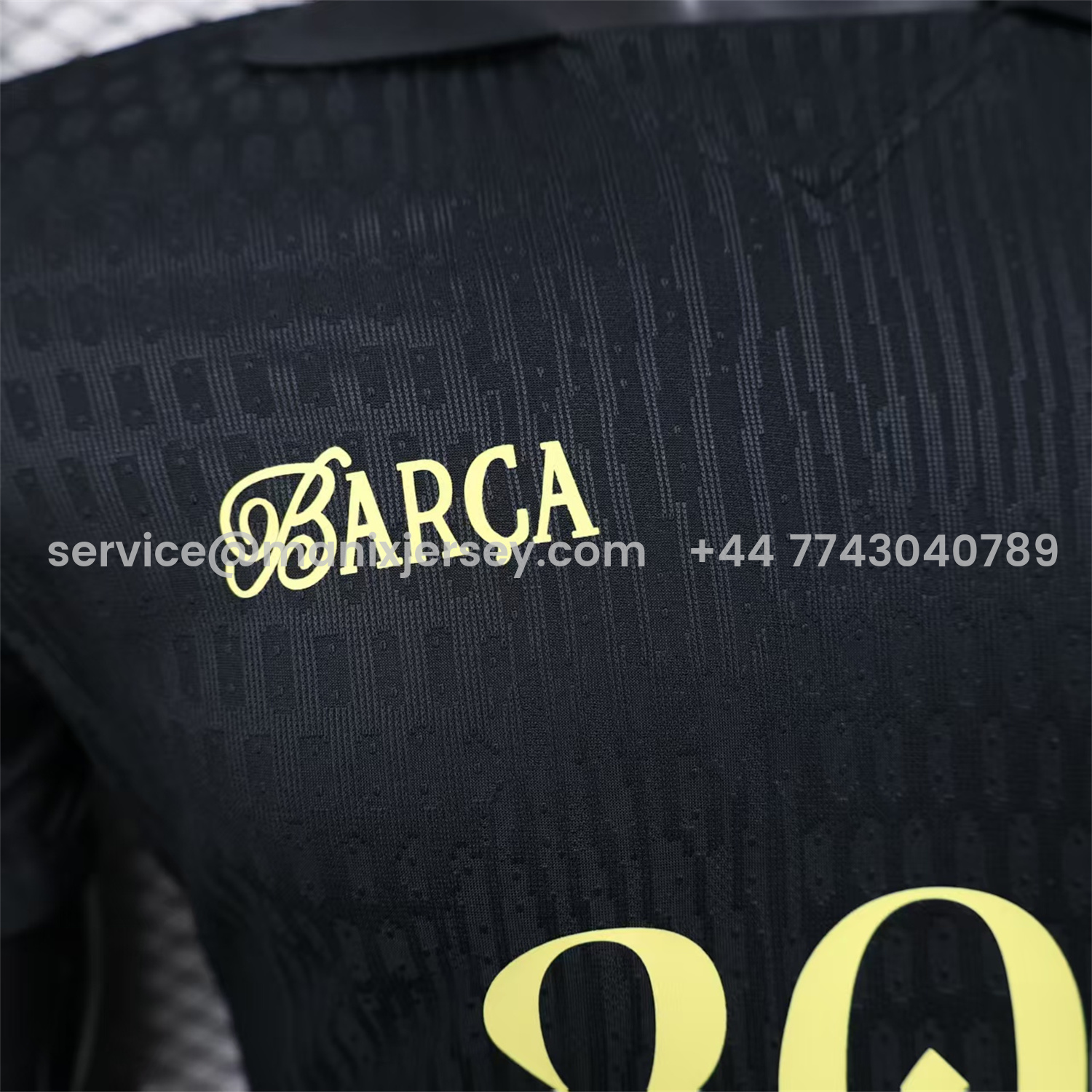 ManixJersey.com | Barcelona 25-26 304 Black Special Jersey - Player Version -Customize Name, Number and Patch | Worldwide Shipping