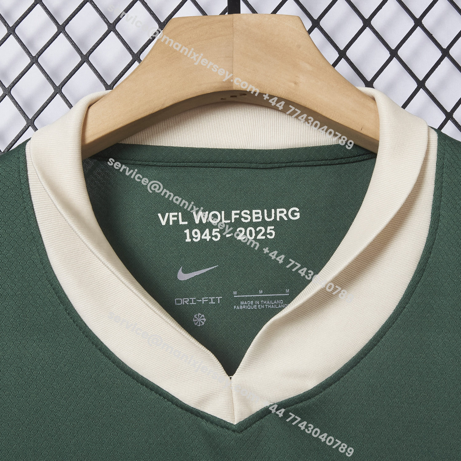 ManixJersey.com | Wolfsburg 25-26 80th Anniversary Special Jersey - Fans Version -Customize Name, Number and Patch | Worldwide Shipping