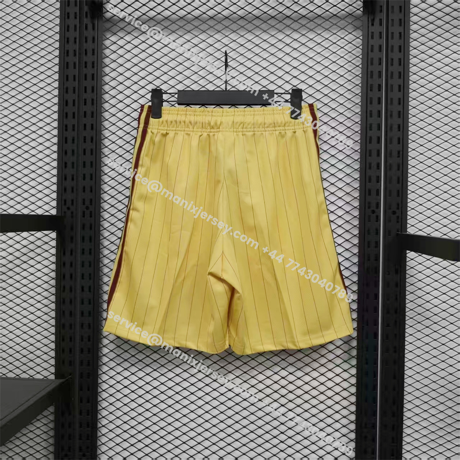ManixJersey.com | Arsenal 25-26 Trefoil Yellow Travel Shorts - Player Version -Customize Name, Number and Patch | Worldwide Shipping