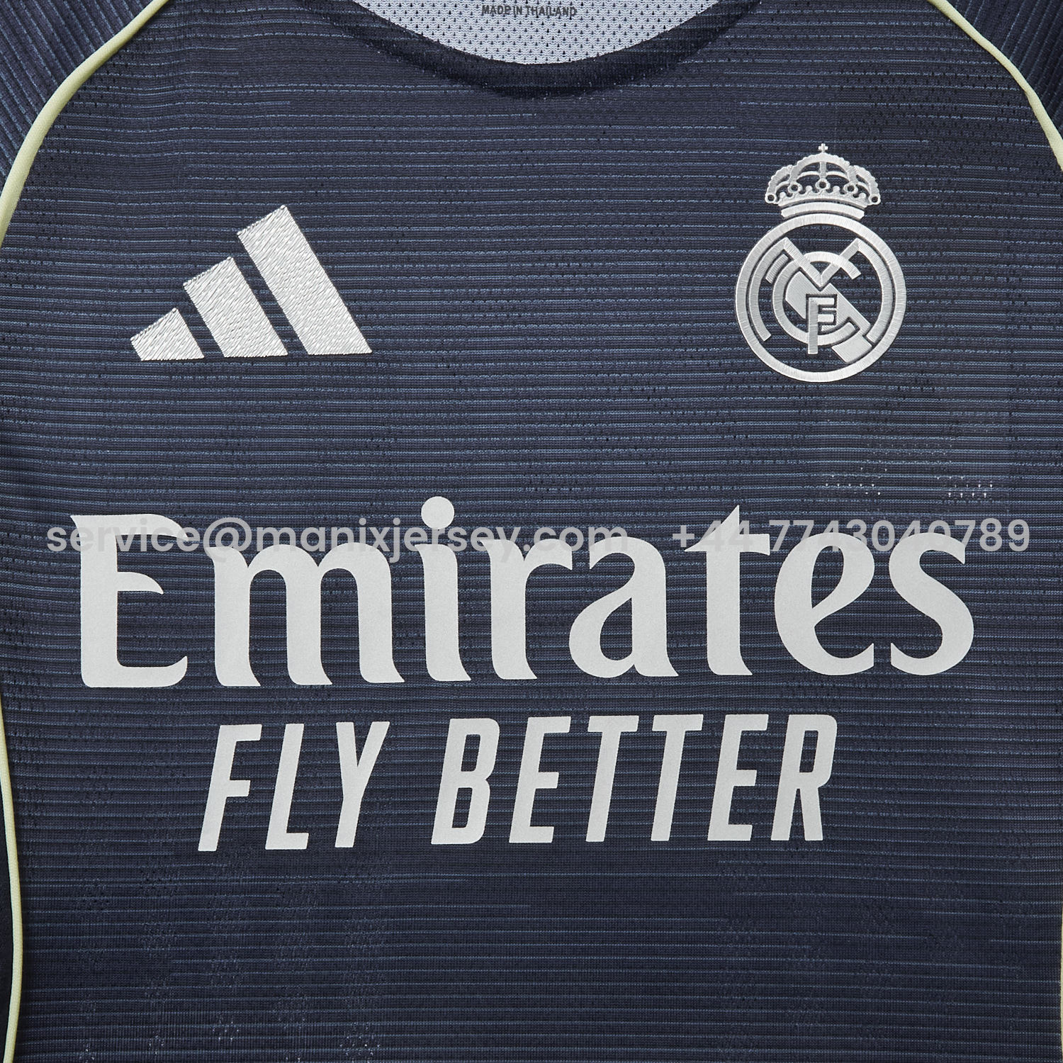 ManixJersey.com | Real Madrid 25-26 Away Kids Kit - Player Version -Customize Name, Number and Patch | Worldwide Shipping