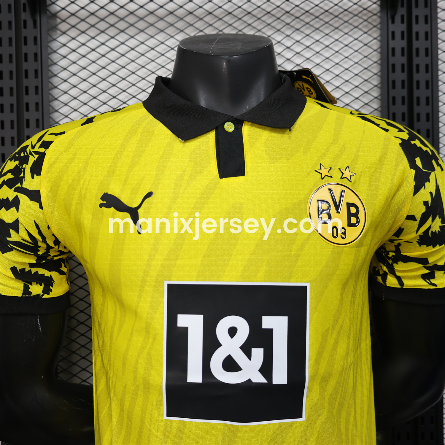 ManixJersey.com | Dortmund 25-26 Yellow POLO Special Edition Jersey - Player Version -Customize Name, Number and Patch | Worldwide Shipping