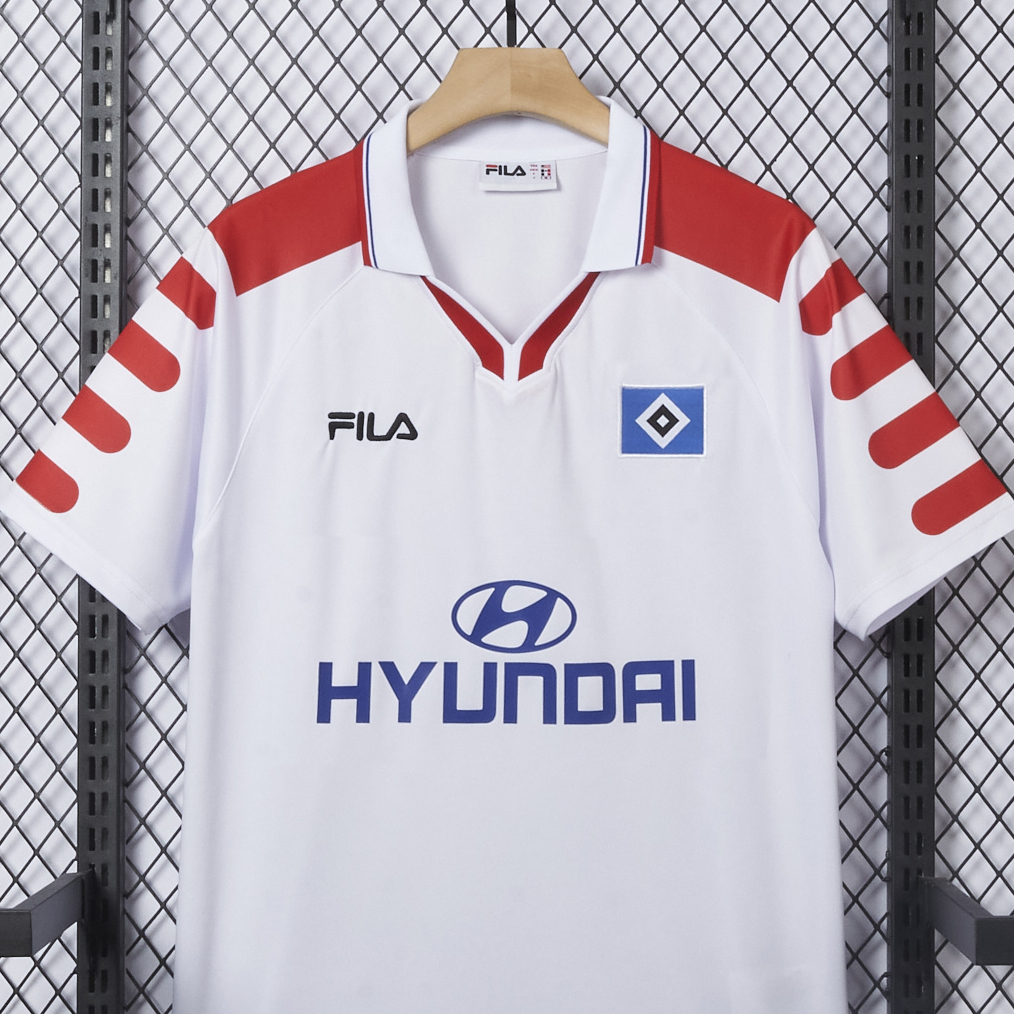 ManixJersey.com | Retro Hamburger SV 1998-99 Home Jersey -Customize Name, Number and Patch | Worldwide Shipping