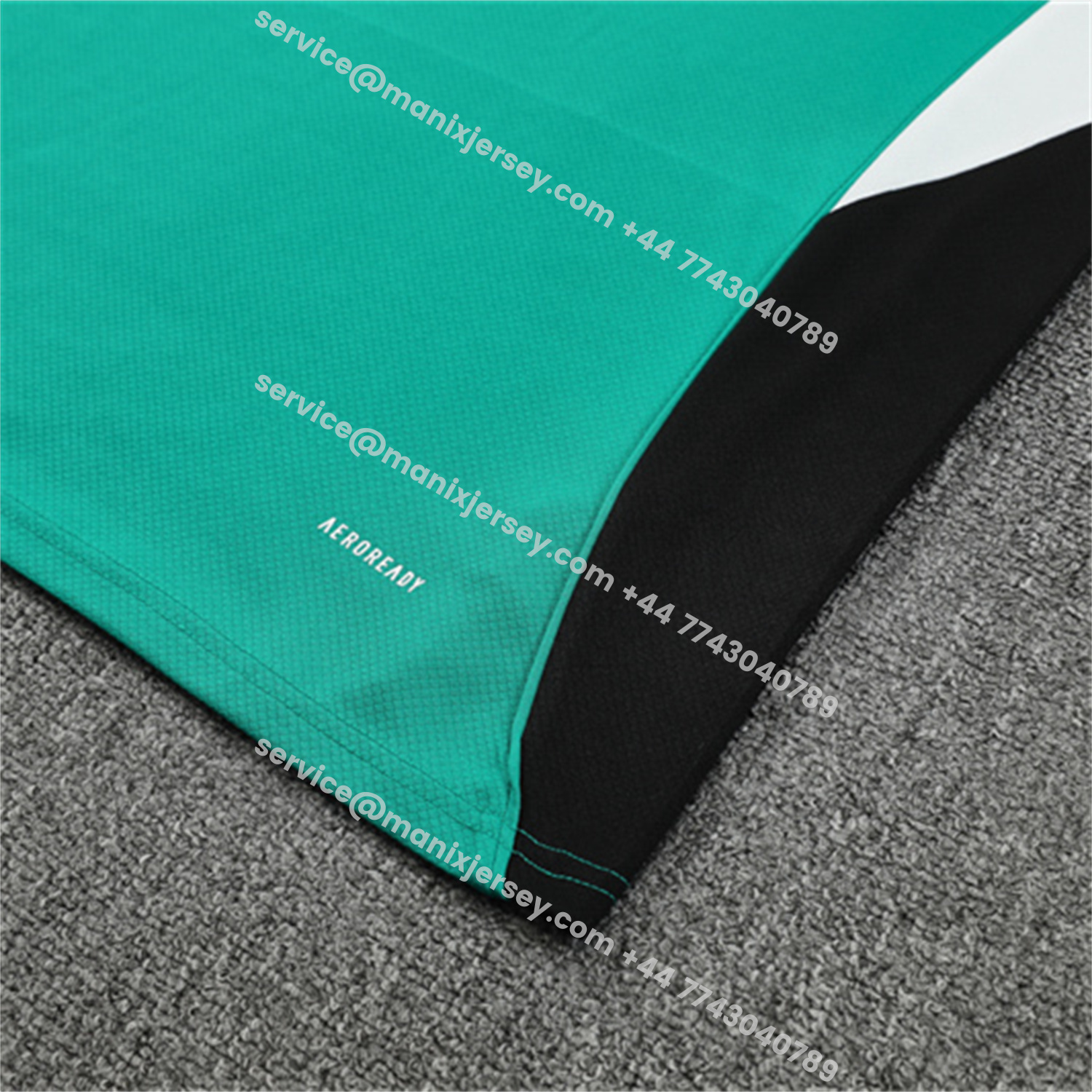 ManixJersey.com | Arsenal 25-26 Short-Sleeve Training Set - Green Top & Black Shorts -Customize Name, Number and Patch | Worldwide Shipping
