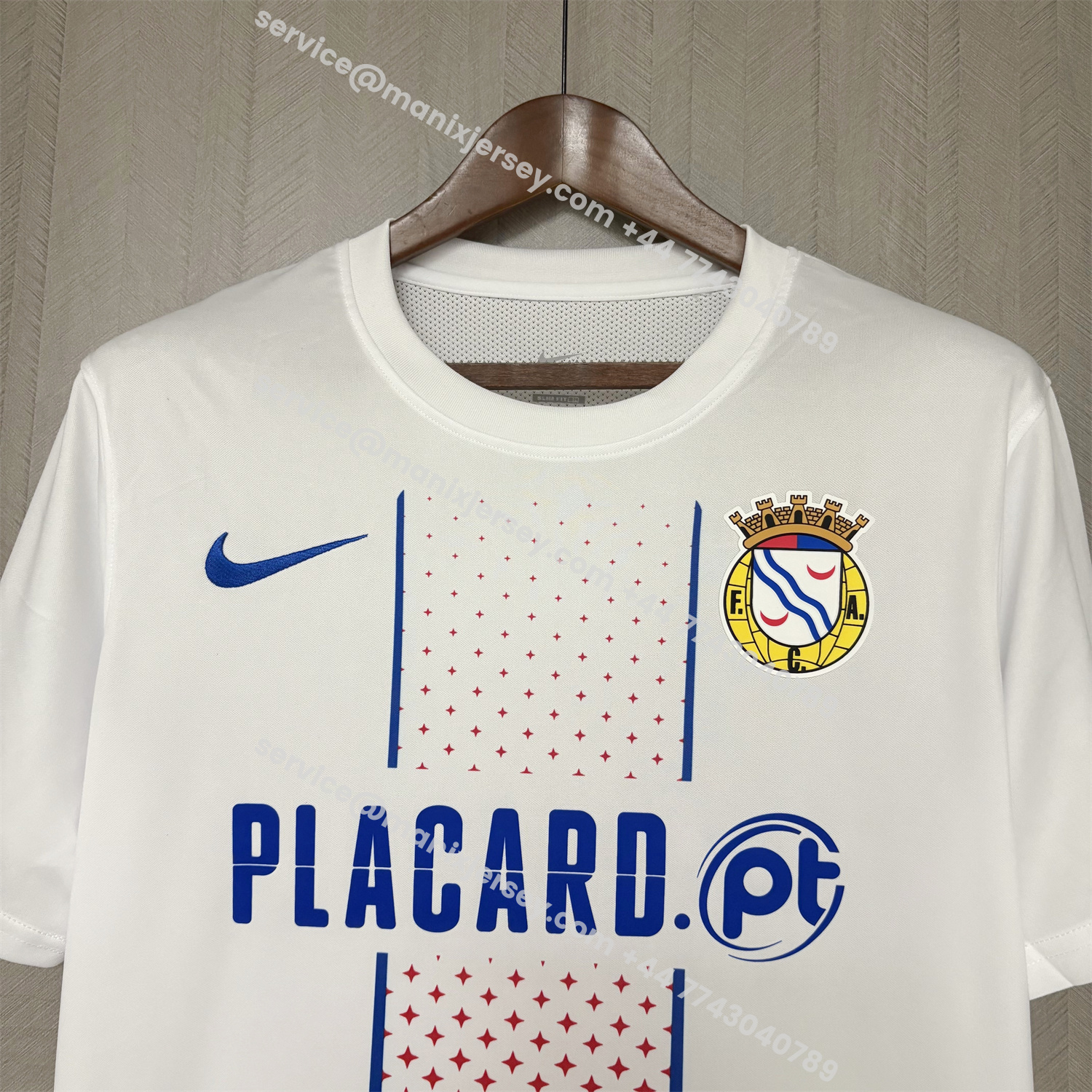 ManixJersey.com | Alverca 25-26 Away White Jersey - Fans Version -Customize Name, Number and Patch | Worldwide Shipping