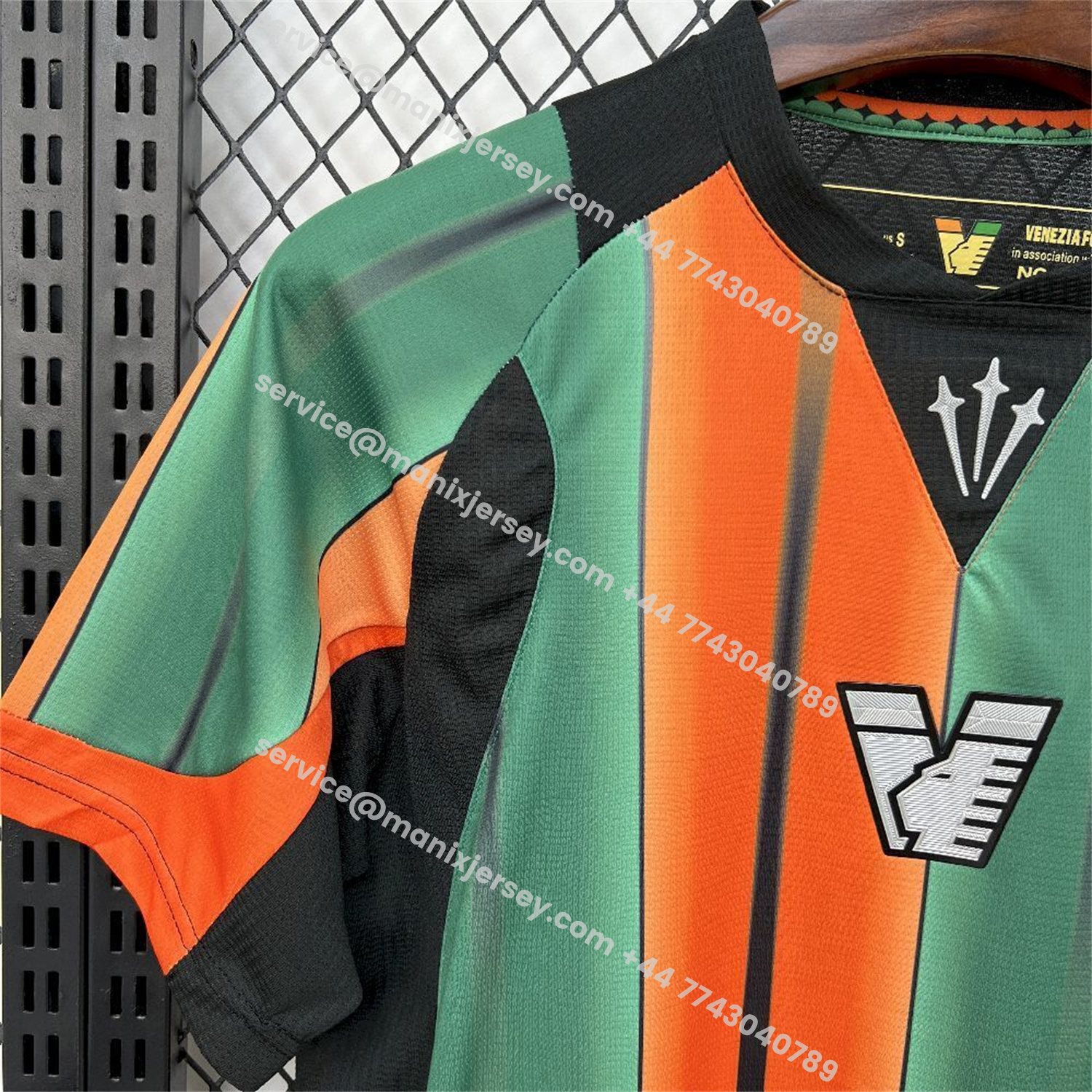 ManixJersey.com | Venezia FC 25-26 Orange And Green Unsponsored Special Jersey - Fans Version -Customize Name, Number and Patch | Worldwide Shipping