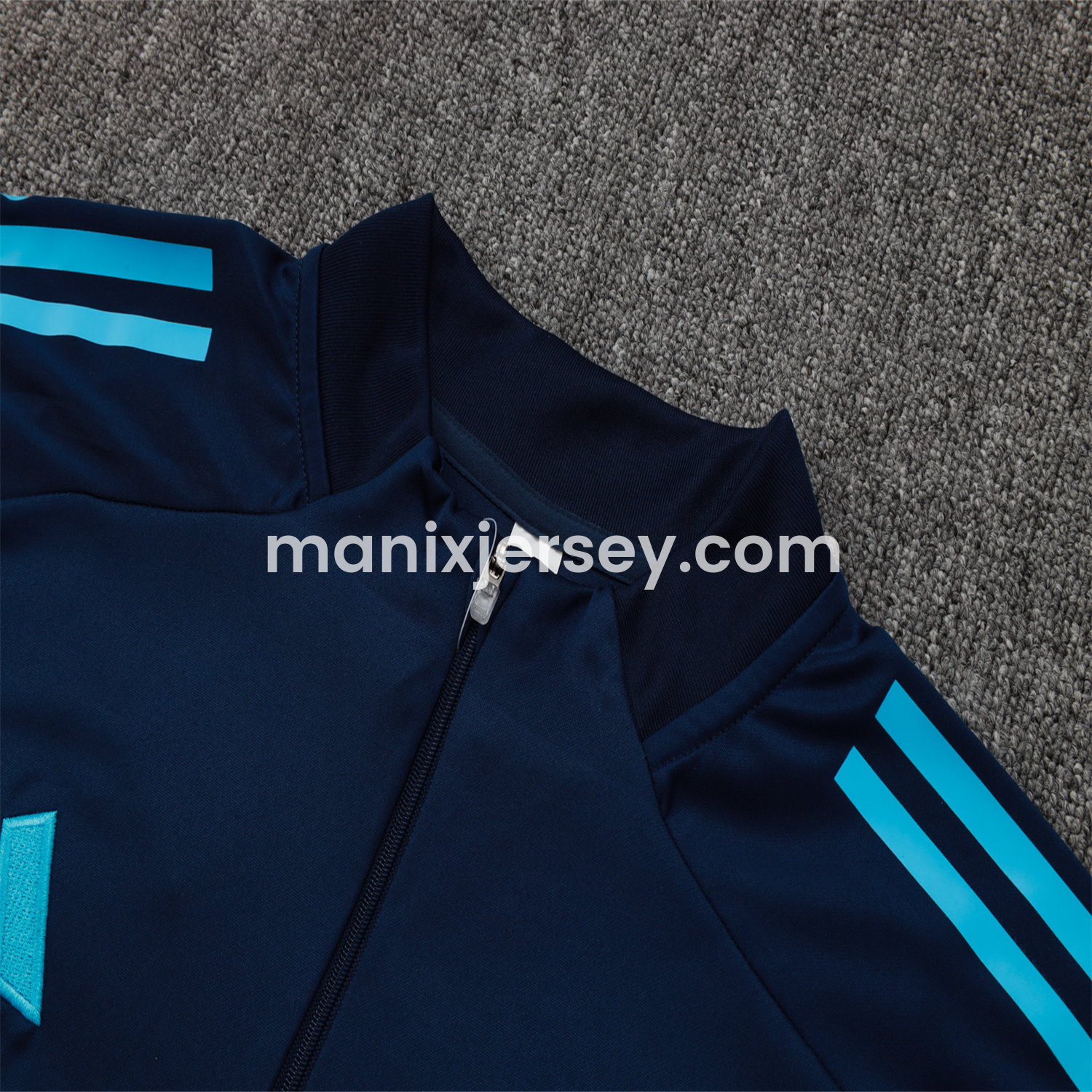 ManixJersey.com | Arsenal 25-26 Long Sleeve Training Set - Deep Blue -Customize Name, Number and Patch | Worldwide Shipping
