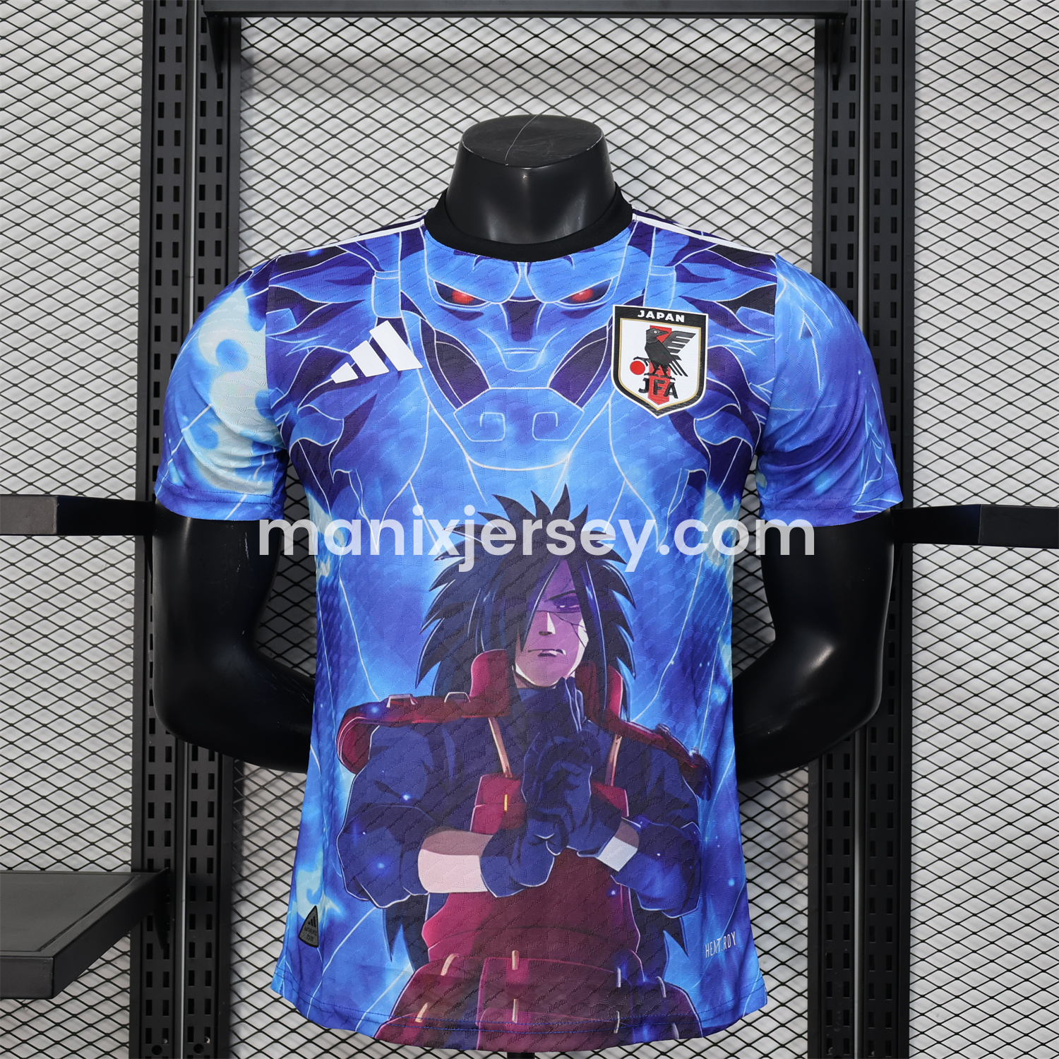 ManixJersey.com | Japan 25-26 Uchiha Madara Susanoo Blue Special Jersey - Player Version -Customize Name, Number and Patch | Worldwide Shipping