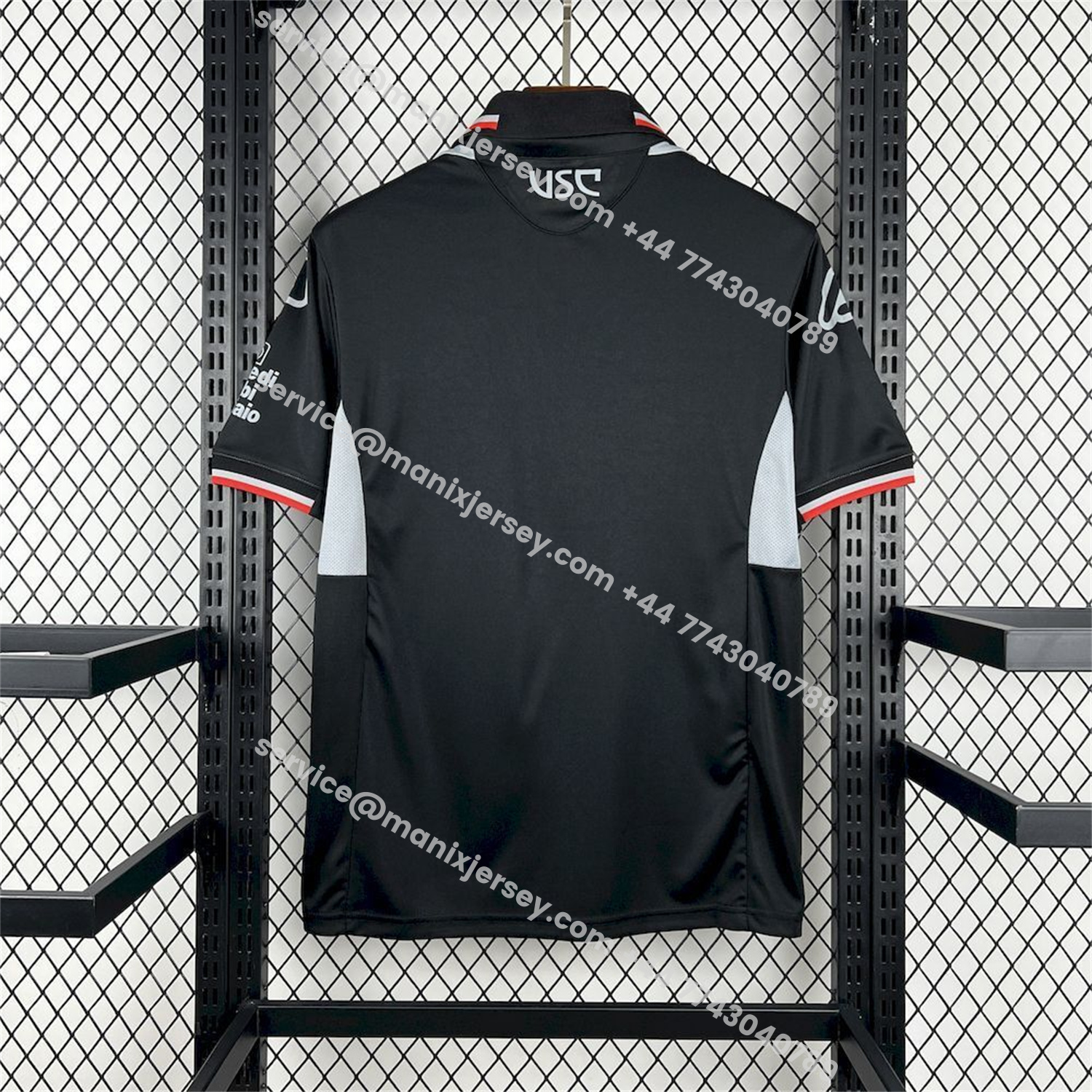 ManixJersey.com | Cremonese 25-26 Third Black Jersey - Fans Version -Customize Name, Number and Patch | Worldwide Shipping