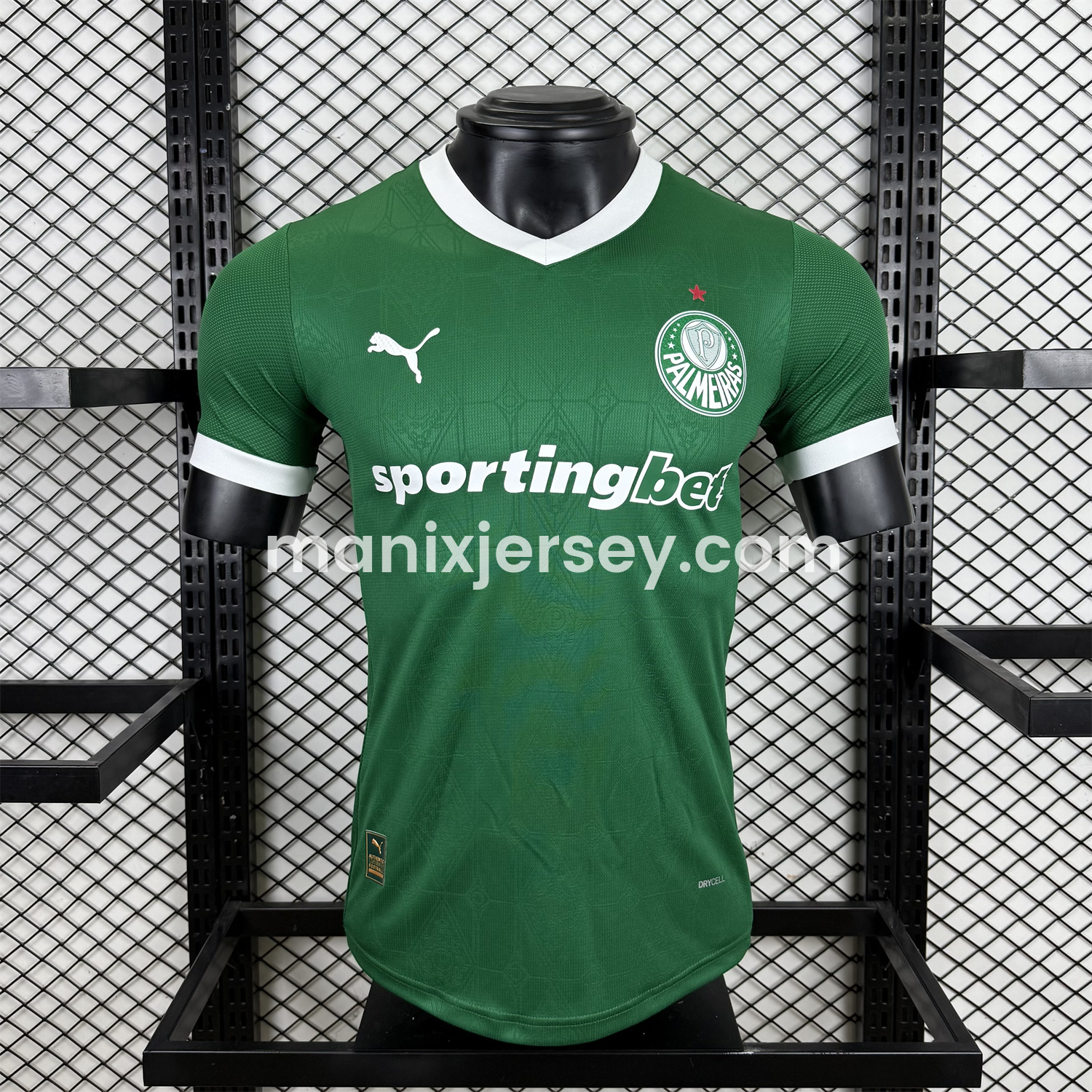 ManixJersey.com | Palmeiras 2025-26 Home Jersey - Player Version -Customize Name, Number and Patch | Worldwide Shipping