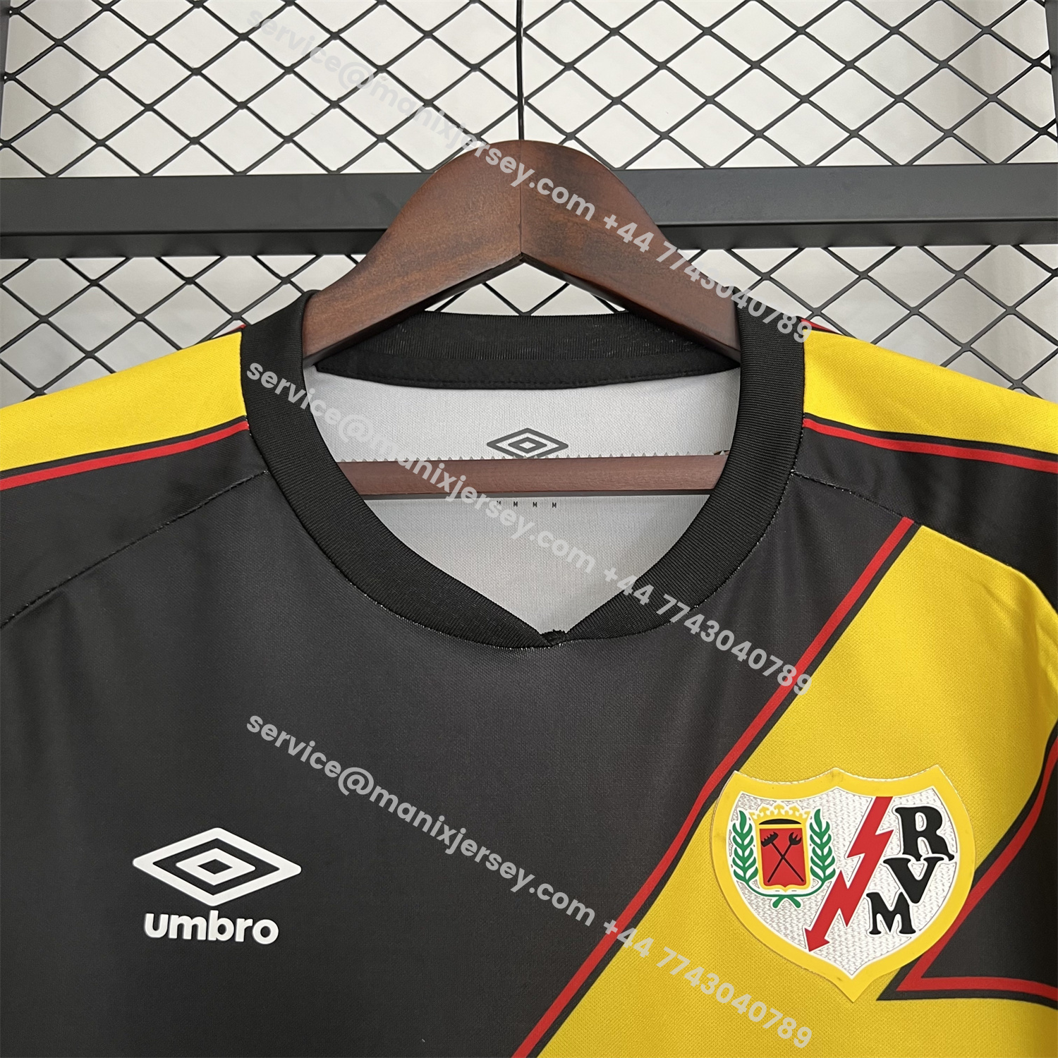 ManixJersey.com | Rayo Vallecano 25-26 Third Jersey - Fans Version -Customize Name, Number and Patch | Worldwide Shipping