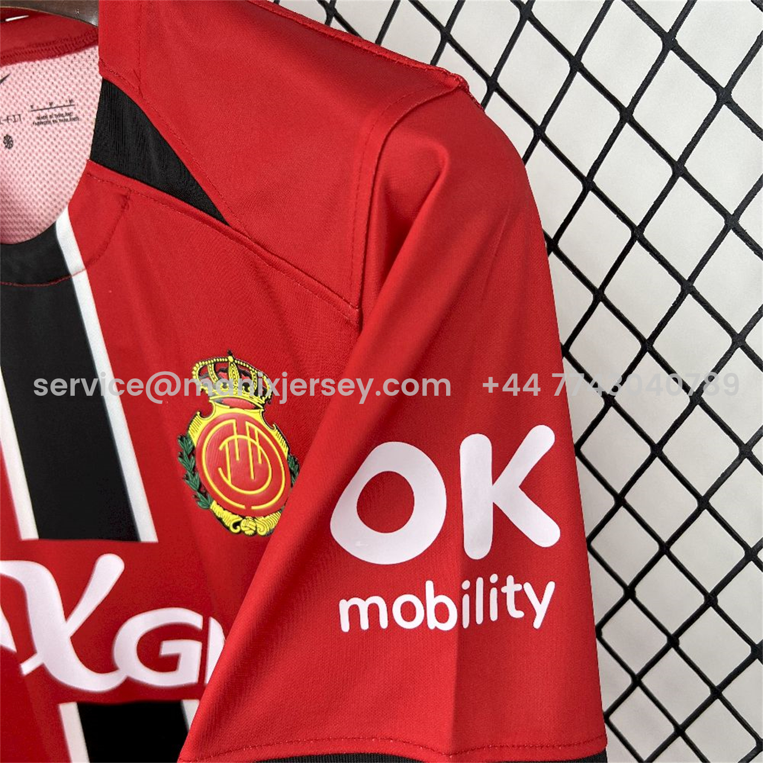 ManixJersey.com | Mallorca 25-26 Home Red Jersey - Fans Version -Customize Name, Number and Patch | Worldwide Shipping