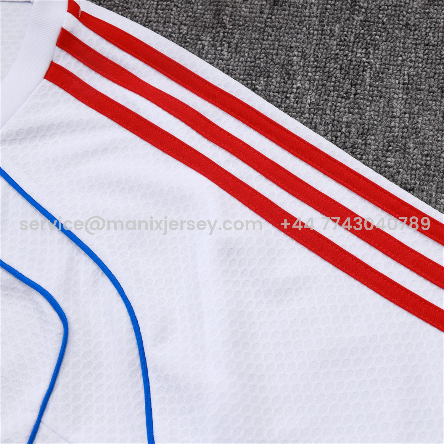 ManixJersey.com | Bayern Munich 25-26 Short-Sleeve Training Set - White Throwback Top & Grey Shorts -Customize Name, Number and Patch | Worldwide Shipping