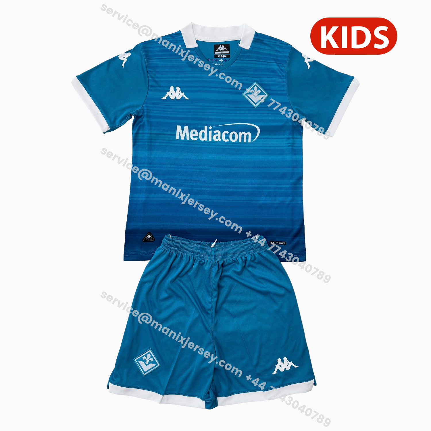 ManixJersey.com | Fiorentina 25-26 Third Kids Kit -Customize Name, Number and Patch | Worldwide Shipping