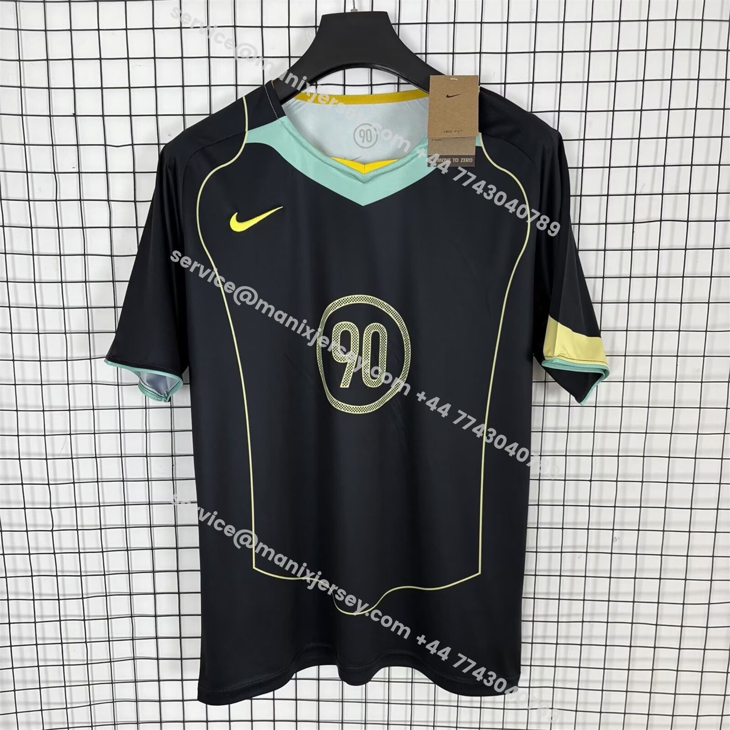 ManixJersey.com | Brazil 2026 T90 Black Special Jersey -Customize Name, Number and Patch | Worldwide Shipping