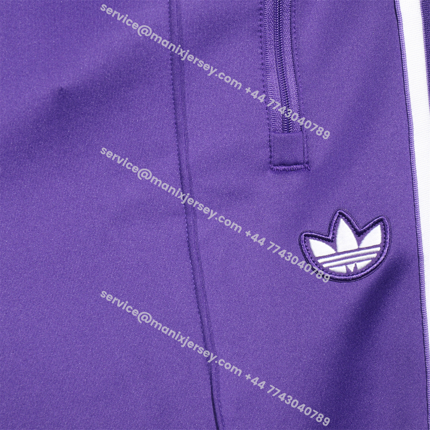ManixJersey.com | Real Madrid 25-26 White Lines Training Set - Purple Top and Purple Pants -Customize Name, Number and Patch | Worldwide Shipping