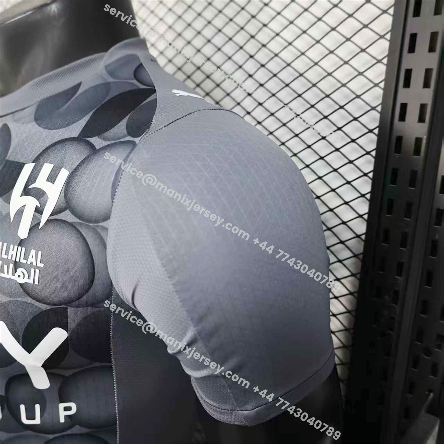 ManixJersey.com | Al Hilal Riyadh Crescent 25-26 Third Grey Jersey - Player Version -Customize Name, Number and Patch | Worldwide Shipping