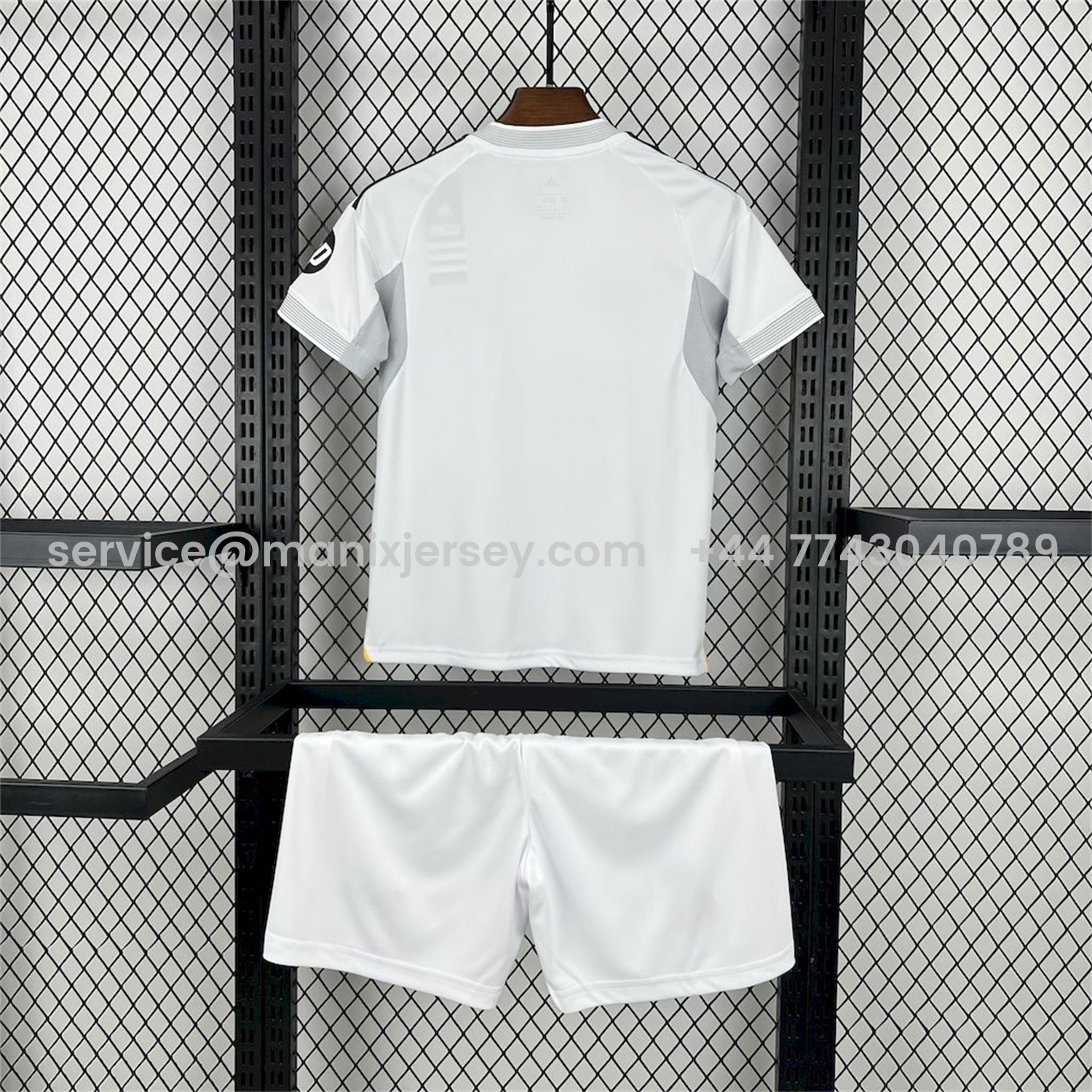 ManixJersey.com | Real Madrid 25-26 Home White Kids Kit - Fans Version -Customize Name, Number and Patch | Worldwide Shipping