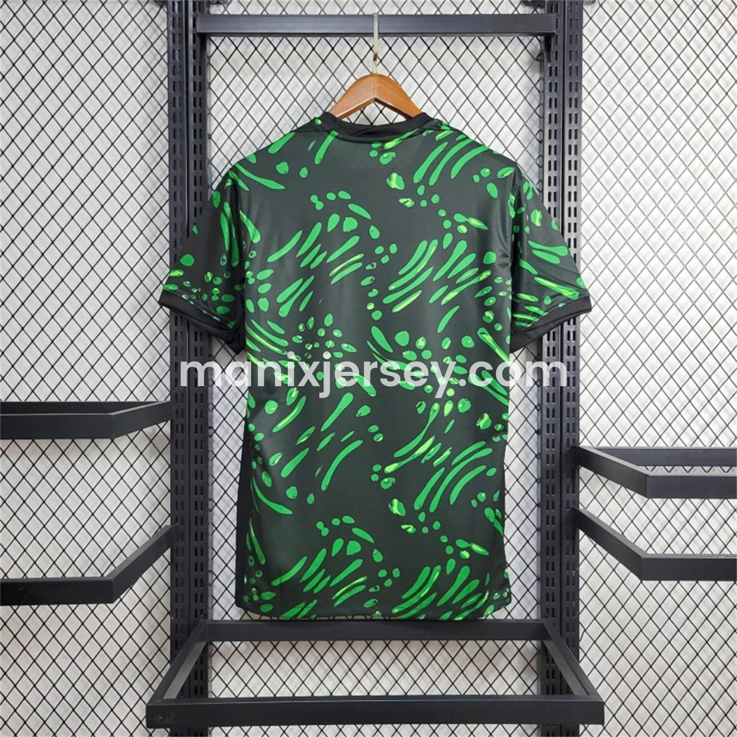 ManixJersey.com | Nigeria 24-25 Away Green Jersey - Fans Version -Customize Name, Number and Patch | Worldwide Shipping