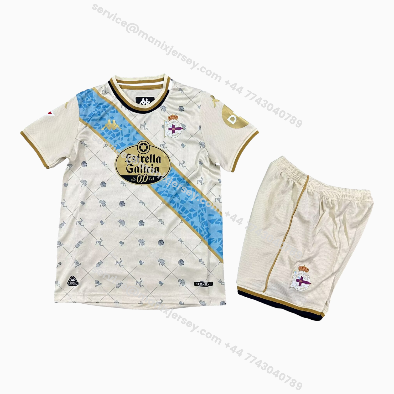 ManixJersey.com | Deportivo de La Coruña 25-26 Away Kids Kit -Customize Name, Number and Patch | Worldwide Shipping