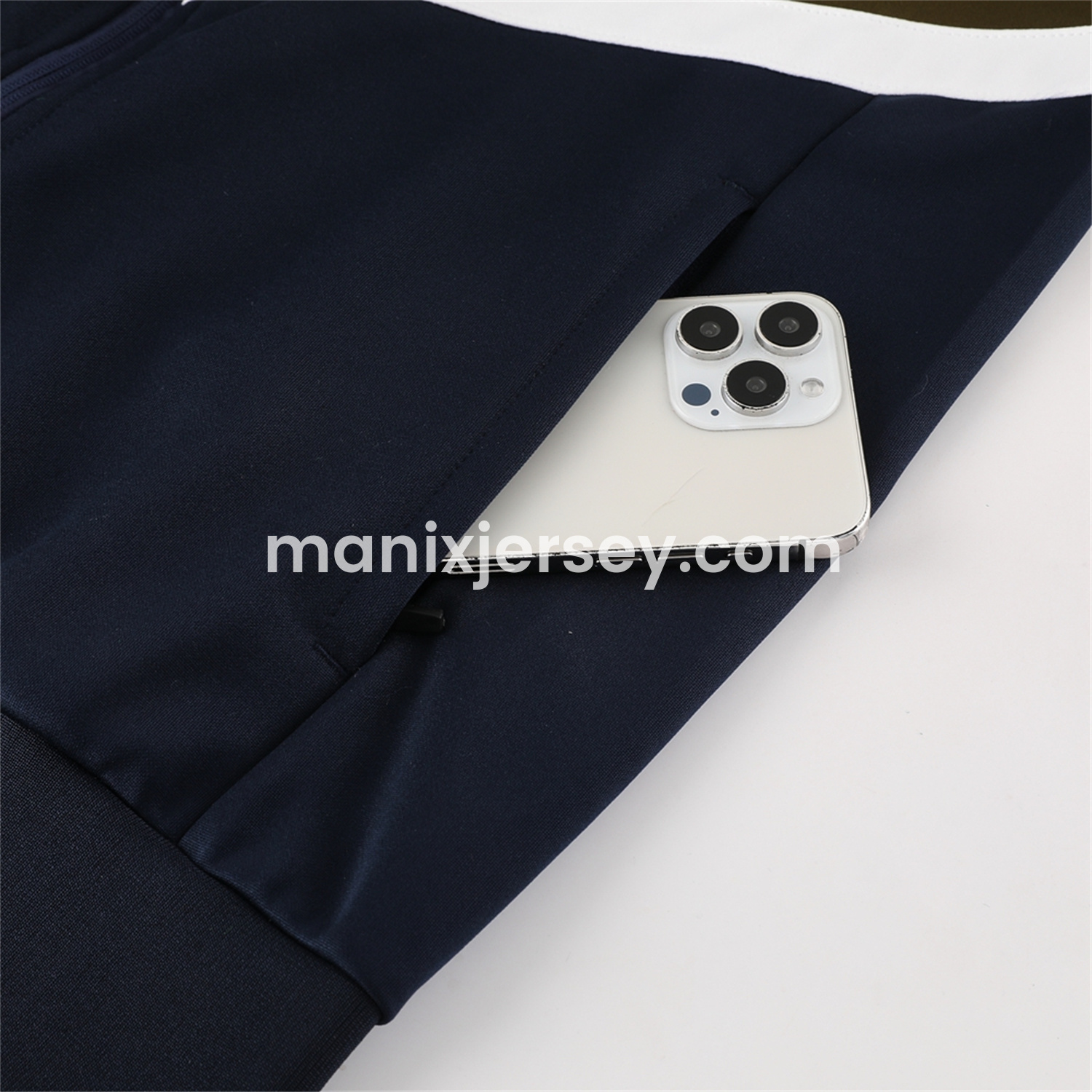 ManixJersey.com | Napoli 24-25 Throwback Jacket Training Tracksuit - Deep Blue Jackets & Pants -Customize Name, Number and Patch | Worldwide Shipping