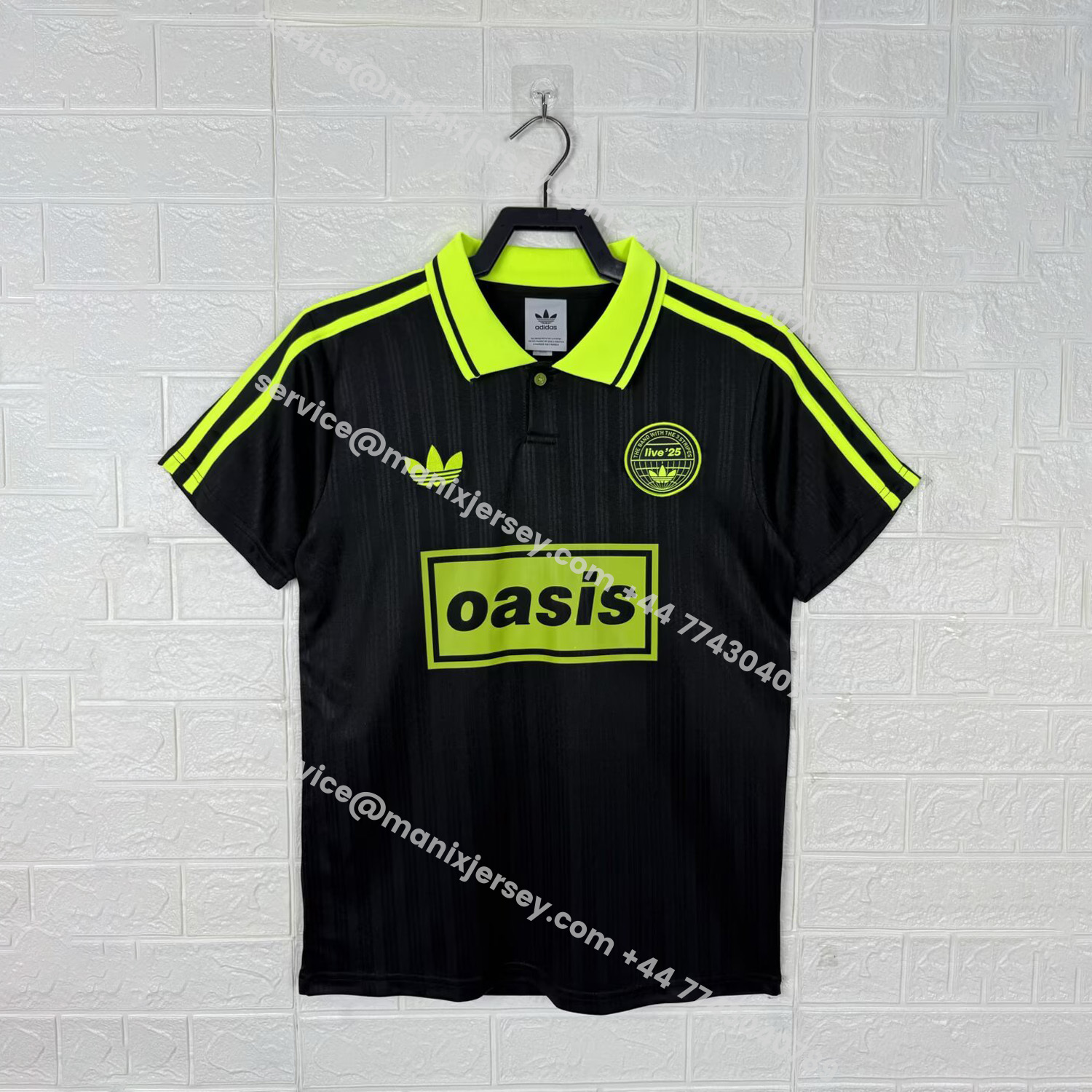 ManixJersey.com | Bohemian 25-26 Oasis Originals Tour Black And Green Jersey - Fans Version -Customize Name, Number and Patch | Worldwide Shipping