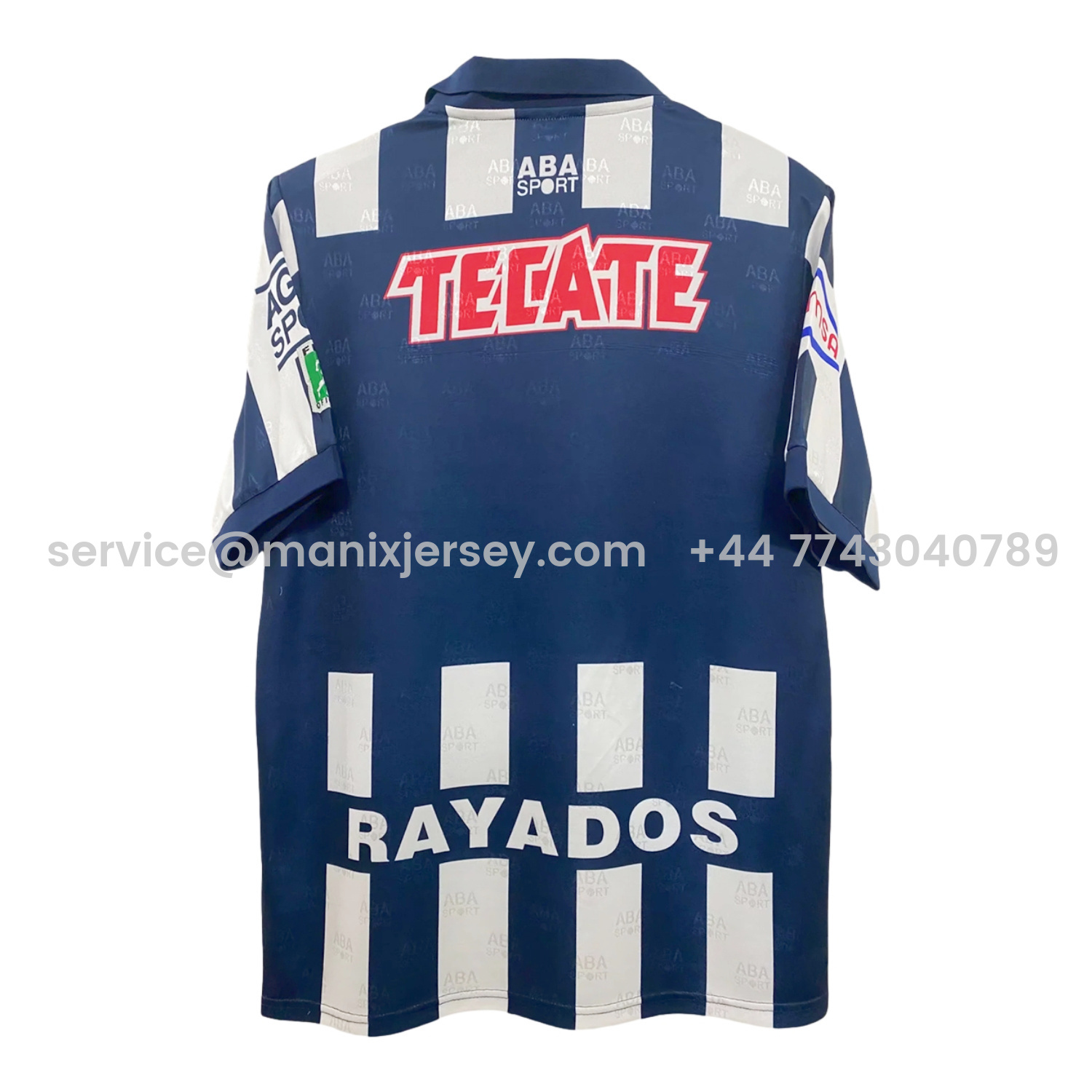 ManixJersey.com | Retro Rayados Monterrey 1997-98 Home Jersey -Customize Name, Number and Patch | Worldwide Shipping