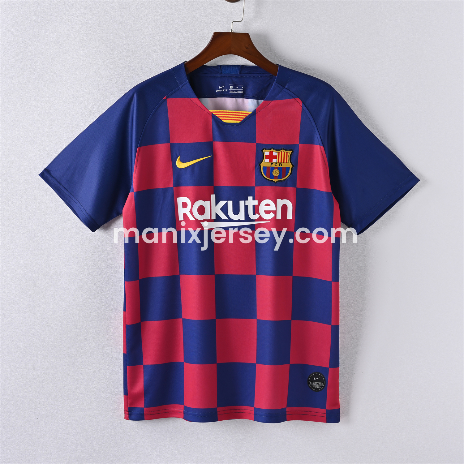 ManixJersey.com | Retro Barcelona 2019-20 Home Jersey -Customize Name, Number and Patch | Worldwide Shipping
