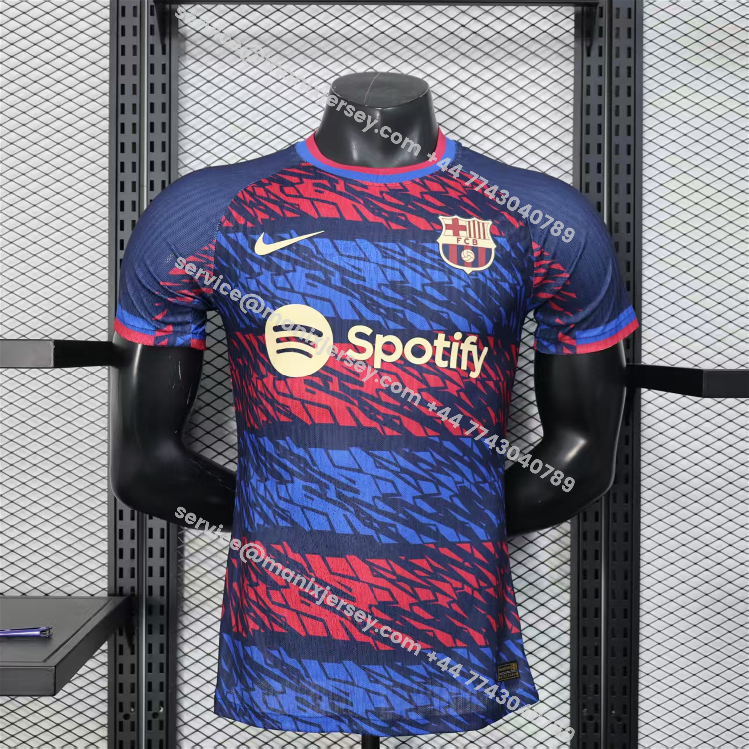ManixJersey.com | Barcelona 25-26 Red And Blue Surround Special Jersey - Player Version -Customize Name, Number and Patch | Worldwide Shipping
