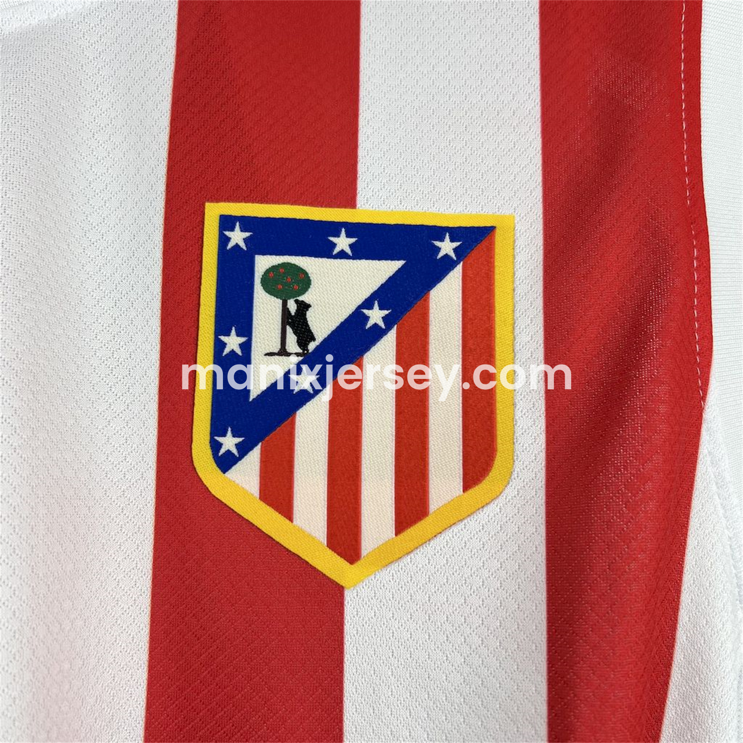 ManixJersey.com | Atletico Madrid 25-26 Home Unsponsored Training Vest - Fans Version -Customize Name, Number and Patch | Worldwide Shipping