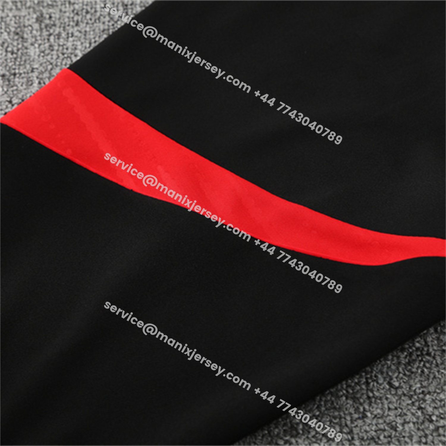 ManixJersey.com | Arsenal 25-26 Kids Long Sleeve Training Set - White Top & Black Pants -Customize Name, Number and Patch | Worldwide Shipping